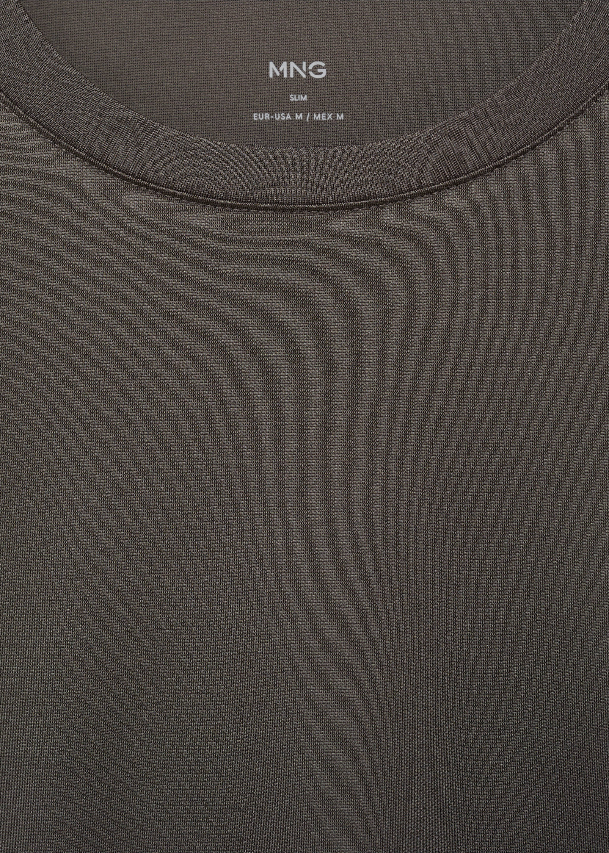 Slim fit T-shirt COOLMAX® - Detail des Artikels 8, Mittelgrün. Ref: 87044406-00.