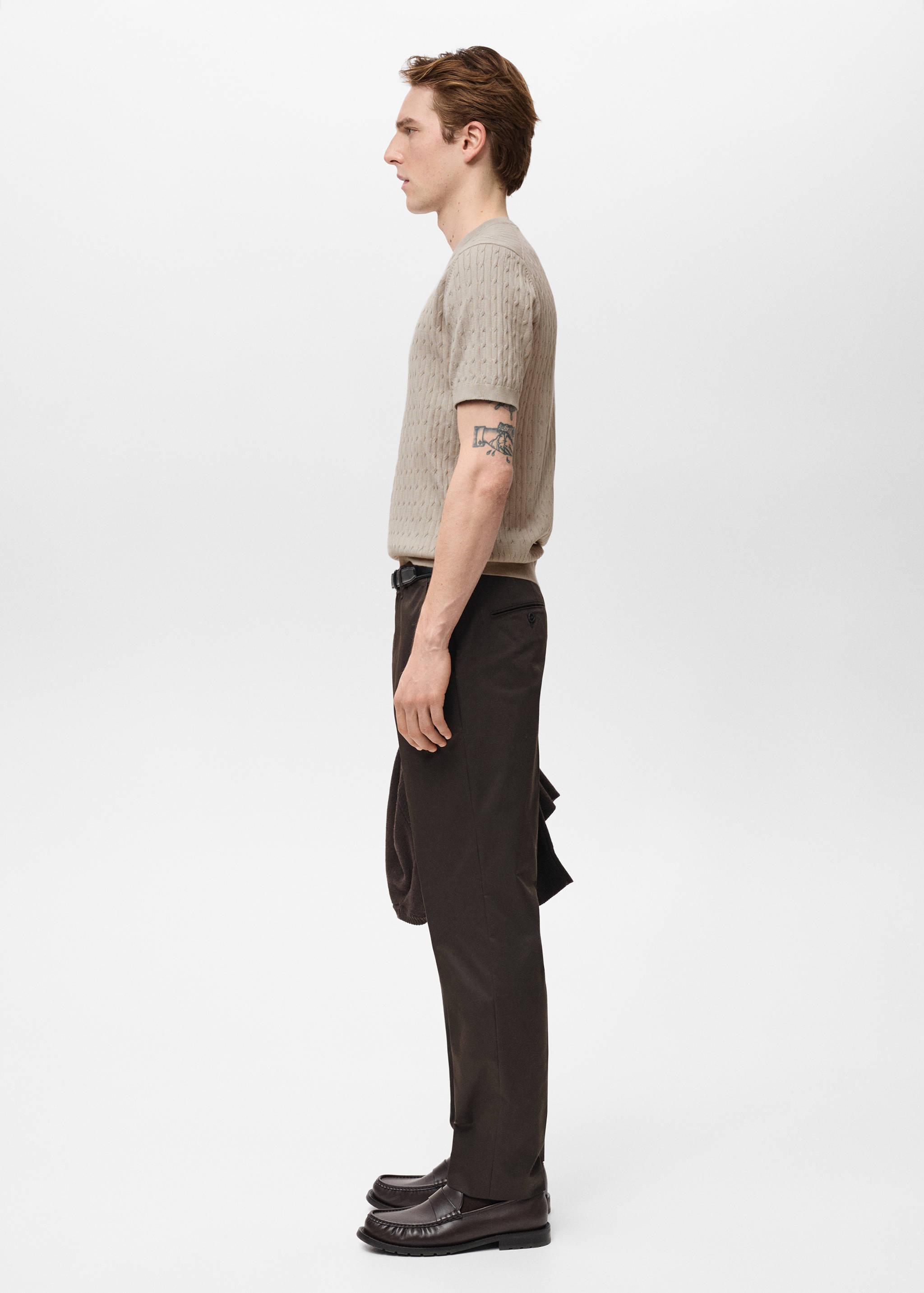 Feinstrickpullover mit Zopfmuster - Detail des Artikels 2