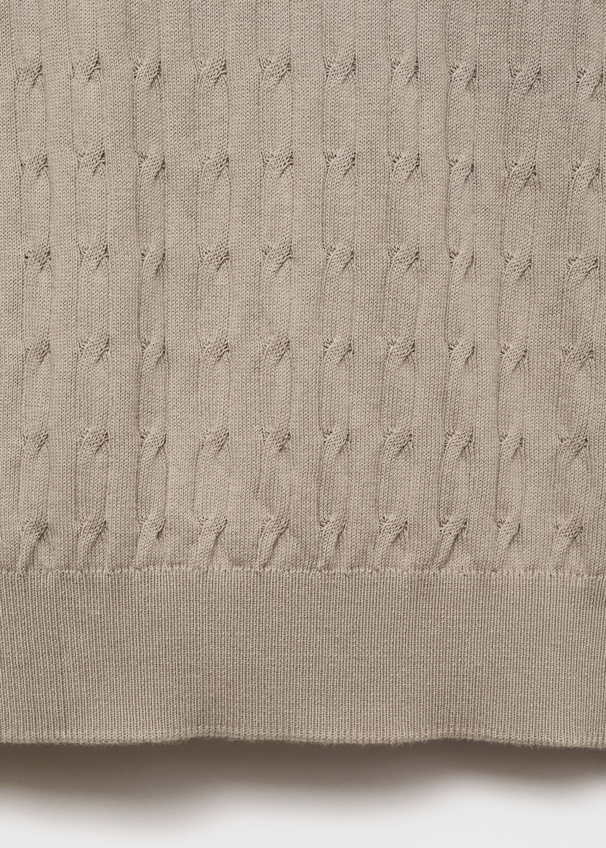 Feinstrickpullover mit Zopfmuster - Detail des Artikels 0