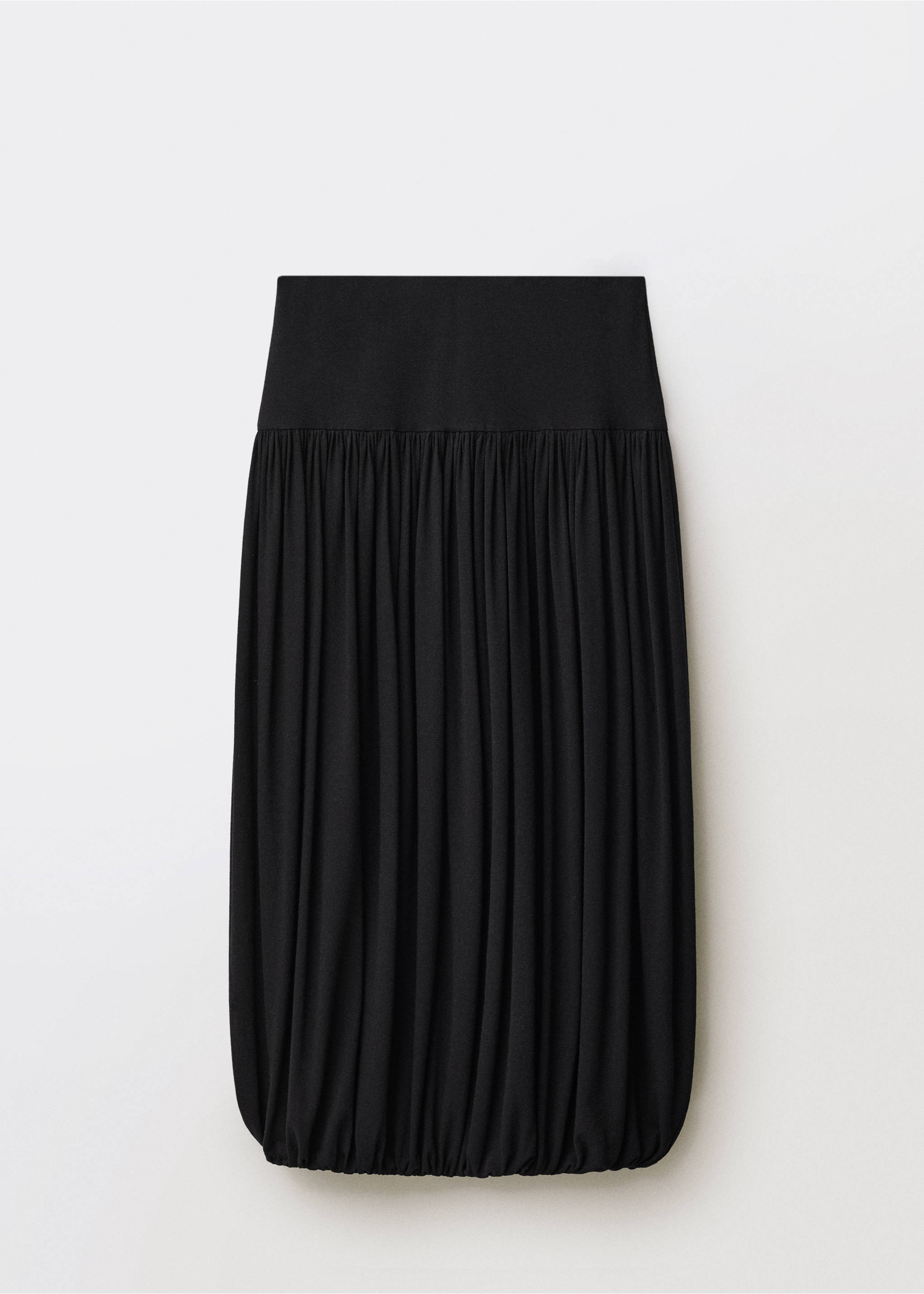 Balloon midi skirt - Article without model, Black. Ref: 87044421-00.