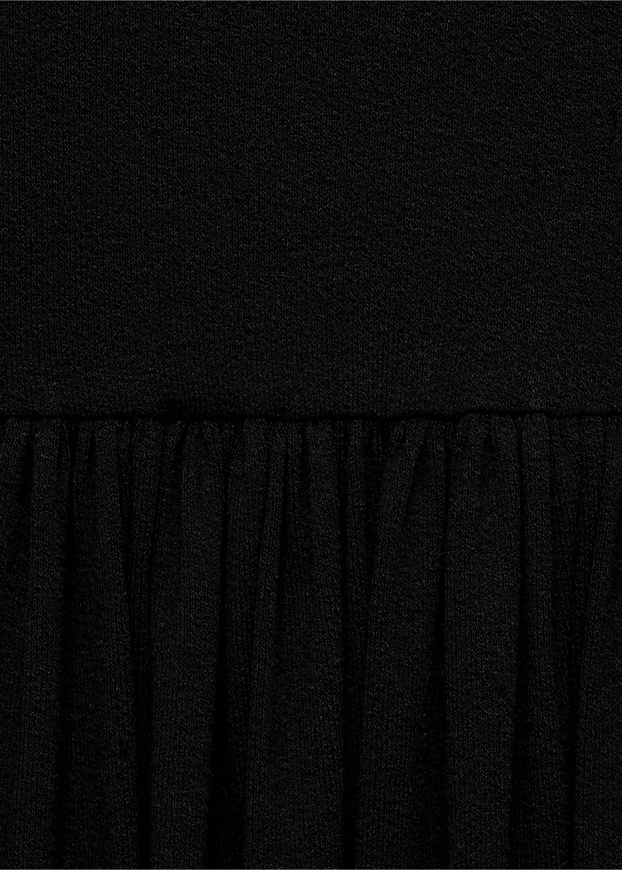 Balloon midi skirt - Details of the article 0, Black. Ref: 87044421-00.