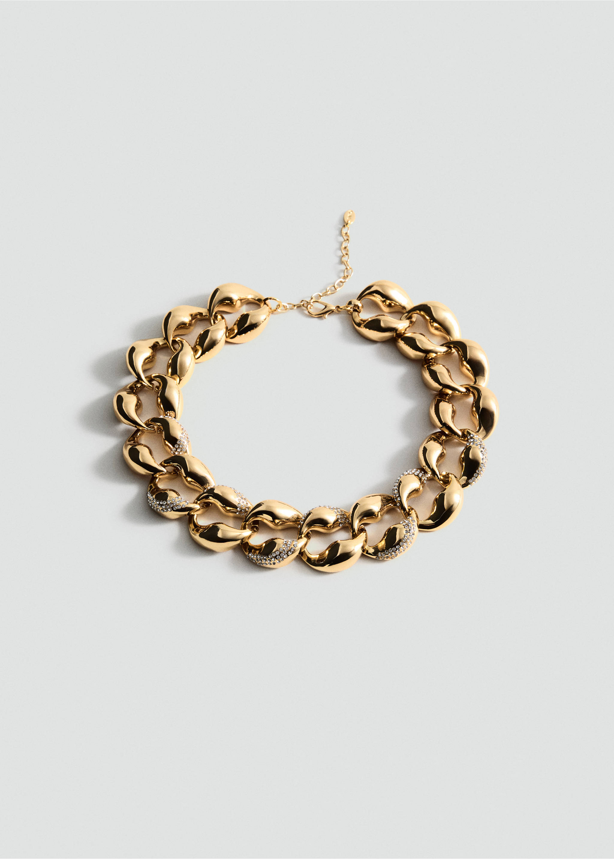 Colgante eslabones strass - Artículo sin modelo, Oro. Ref: 87044427-00.