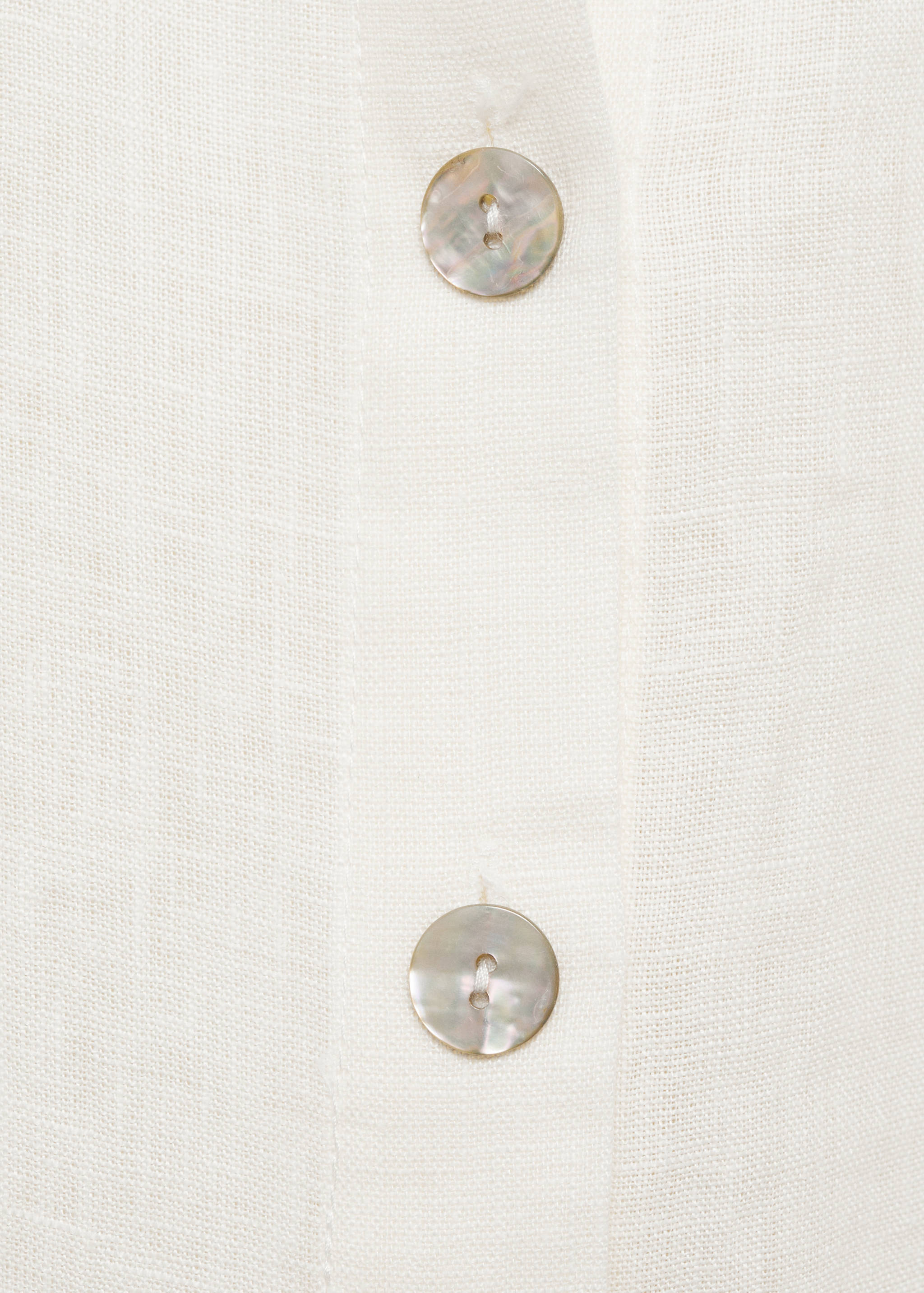 Linen long shirt - Details of the article 8