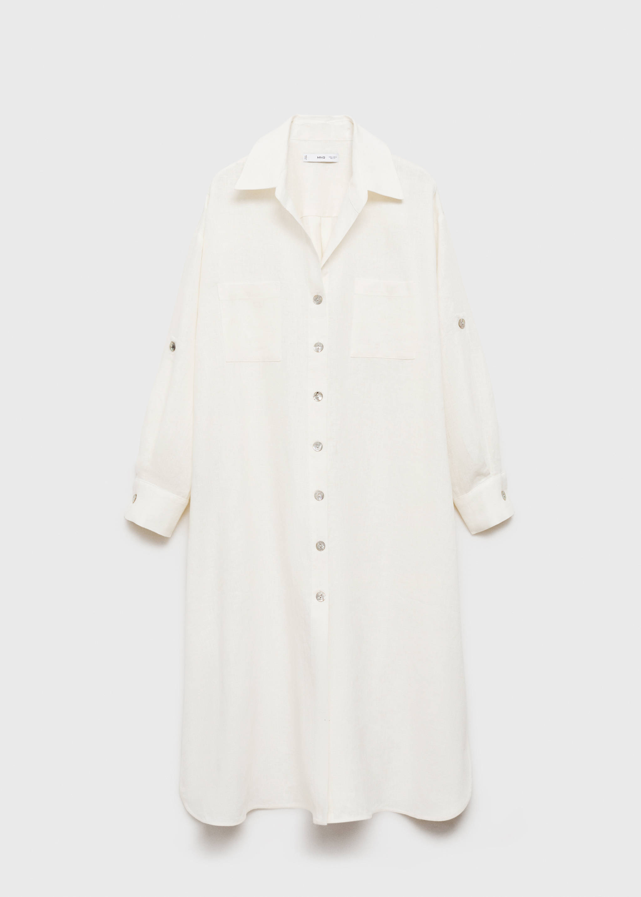 Lange linnen blouse - Artikel zonder model