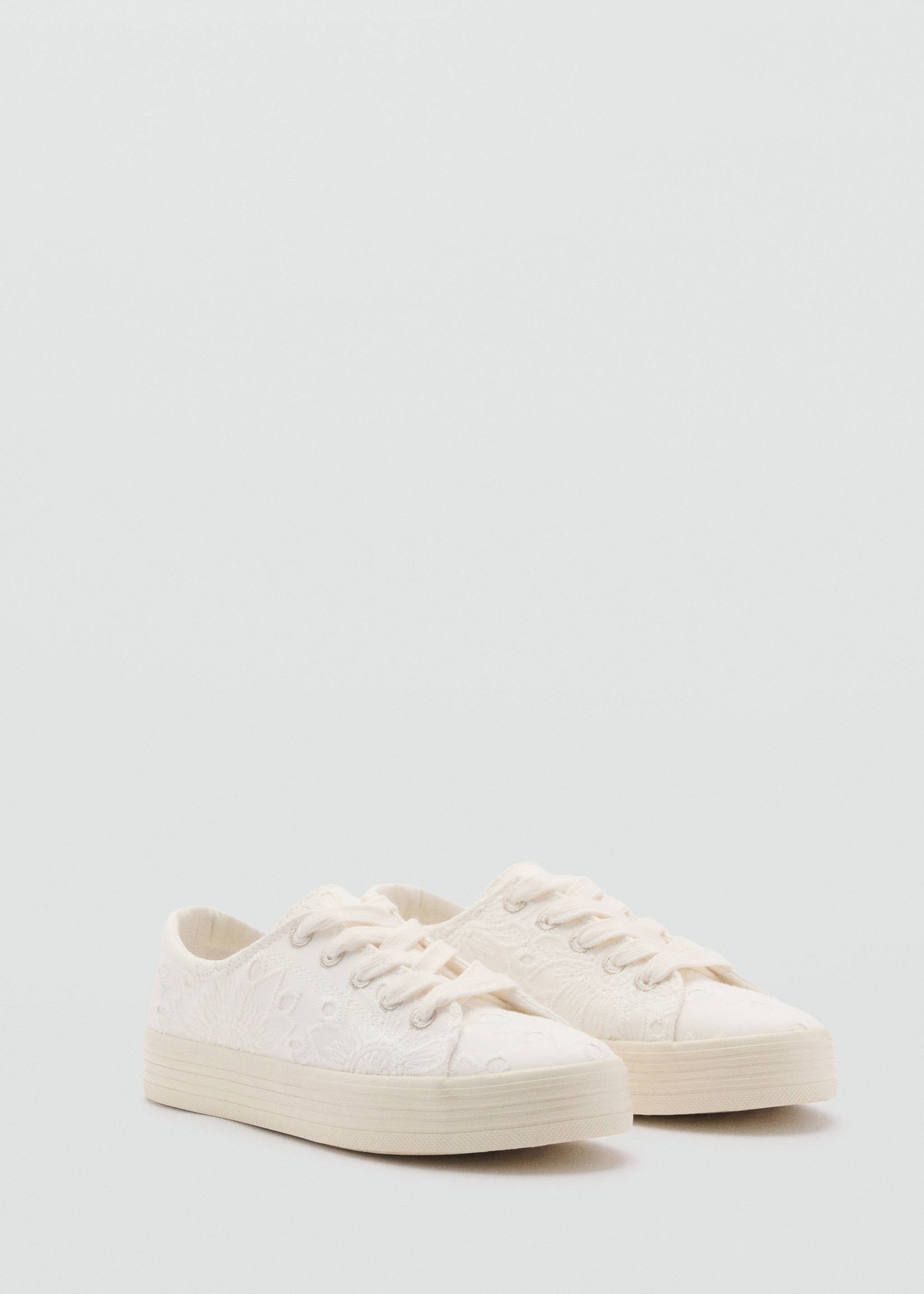 Embroidered sneakers - Medium plane
