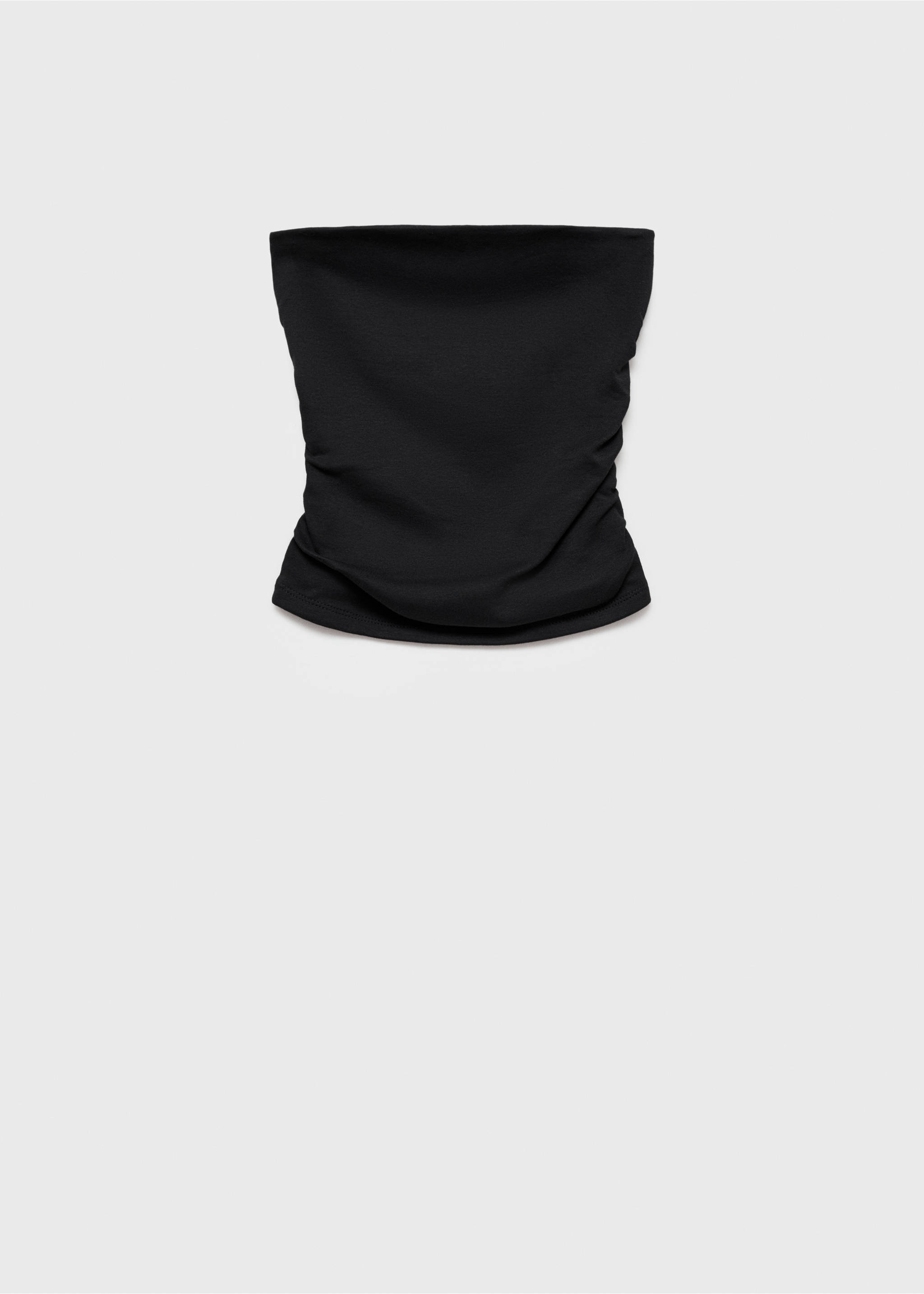 Ponte bandeau top - Article without model, Black. Ref: 87044784-00.