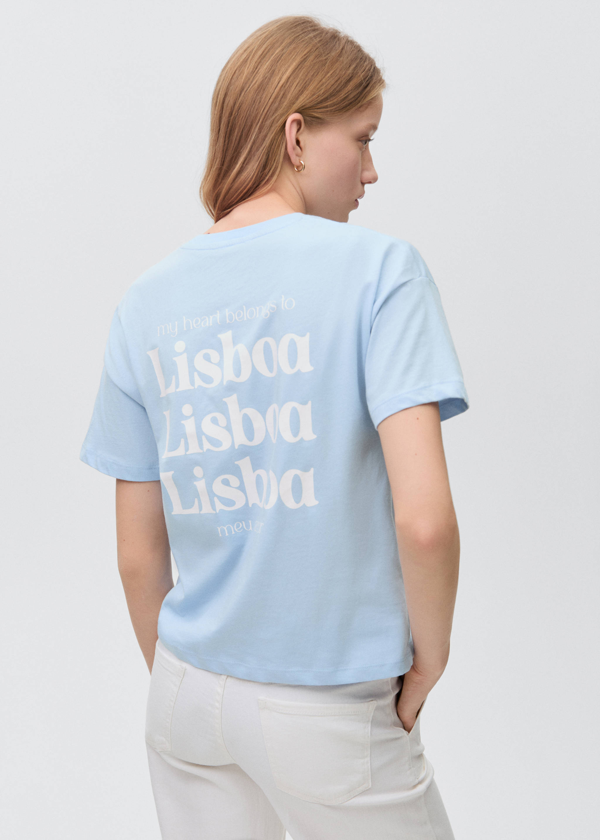 T-shirt coton message - Verso de l’article