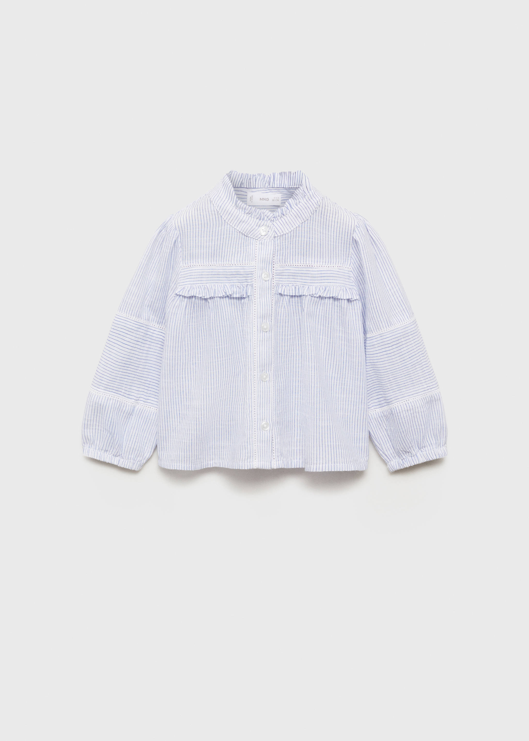 Gestreifte Voile-Bluse - Artikel ohne Model