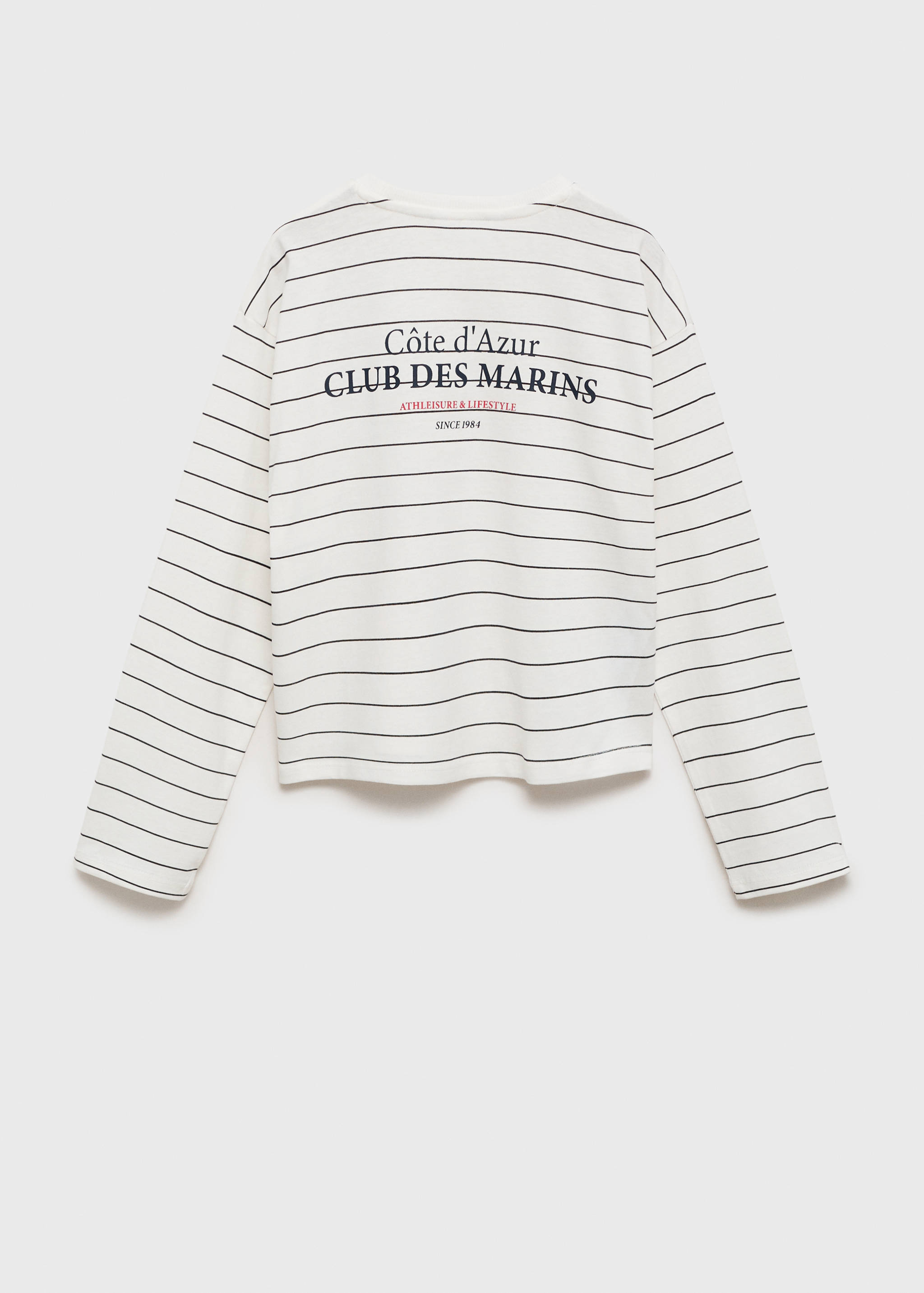 Printed cotton-blend t-shirt - Reverse of the article