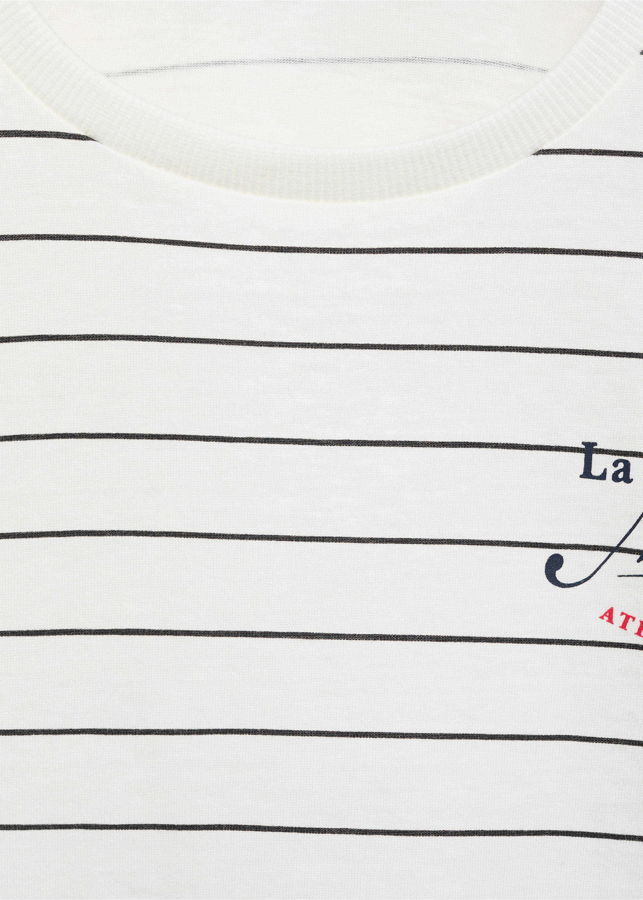 Printed cotton-blend t-shirt - Details of the article 8, Off White. Ref: 87044799-00.