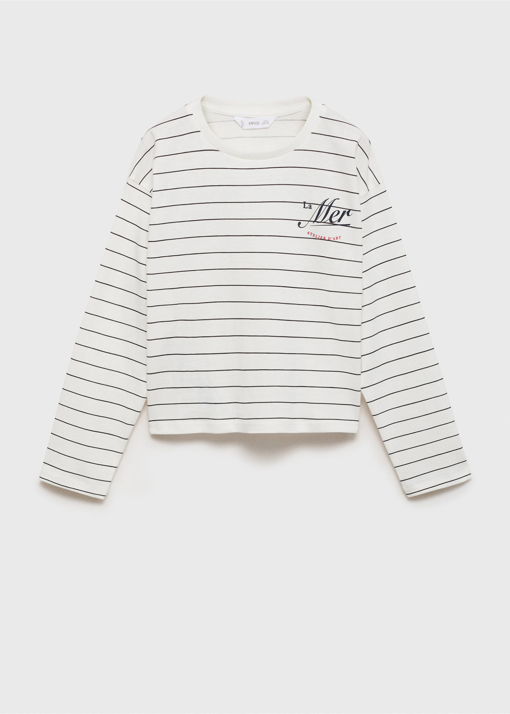 Printed cotton-blend t-shirt - Article without model, Off White. Ref: 87044799-00.