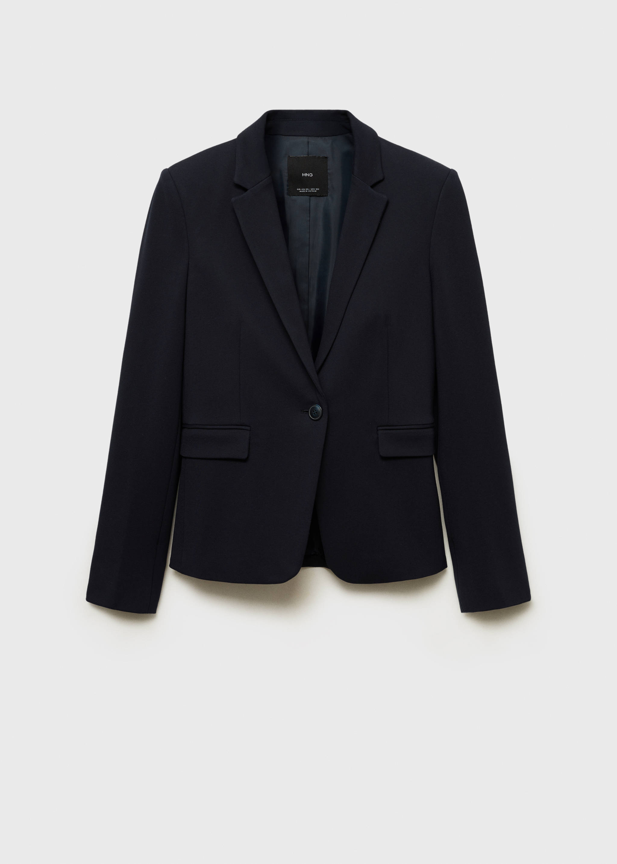 Suit blazer with flap pockets - Article without model