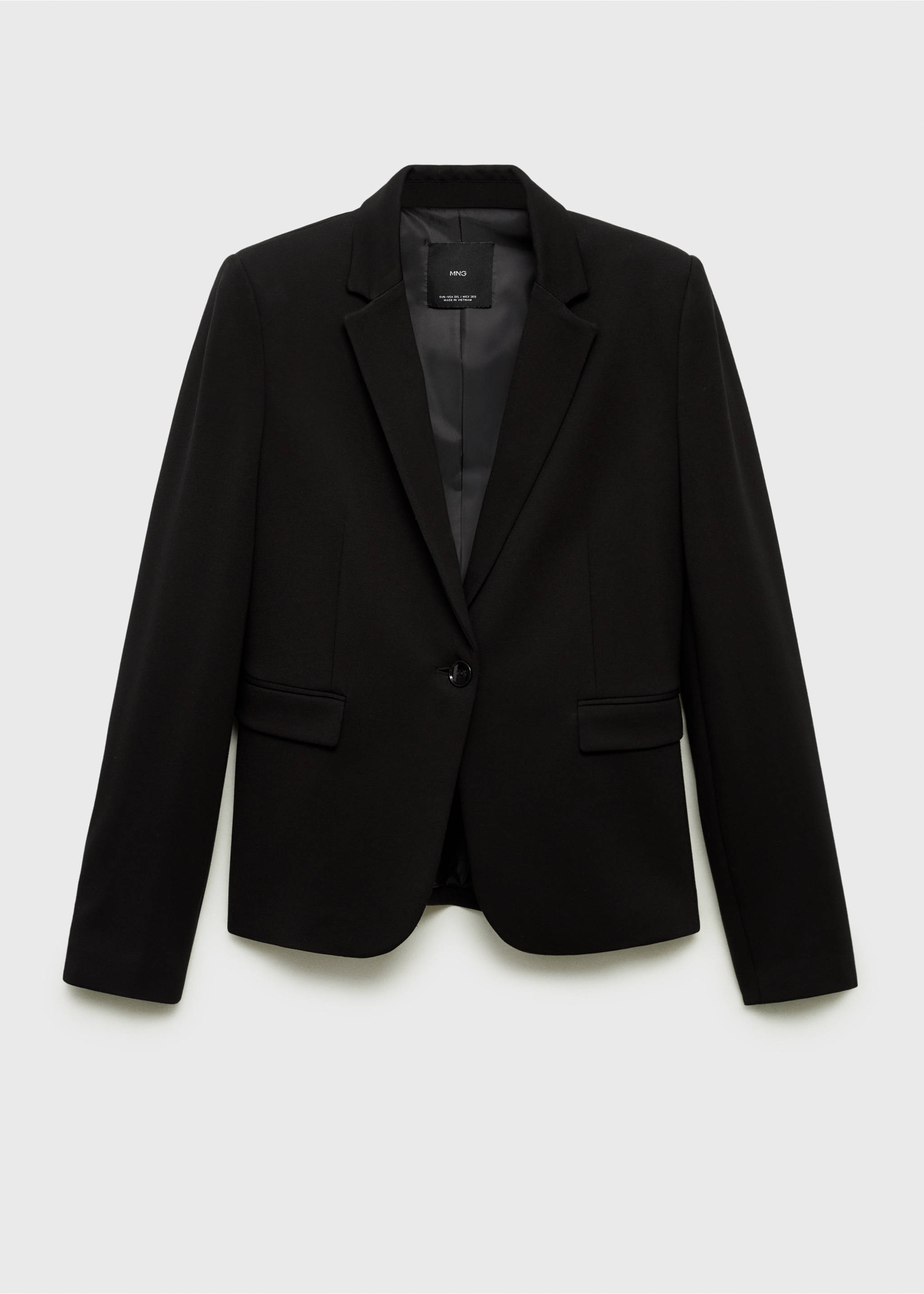 Blazer traje butxaques - Article sense model, Negre. Ref: 87044808-00.
