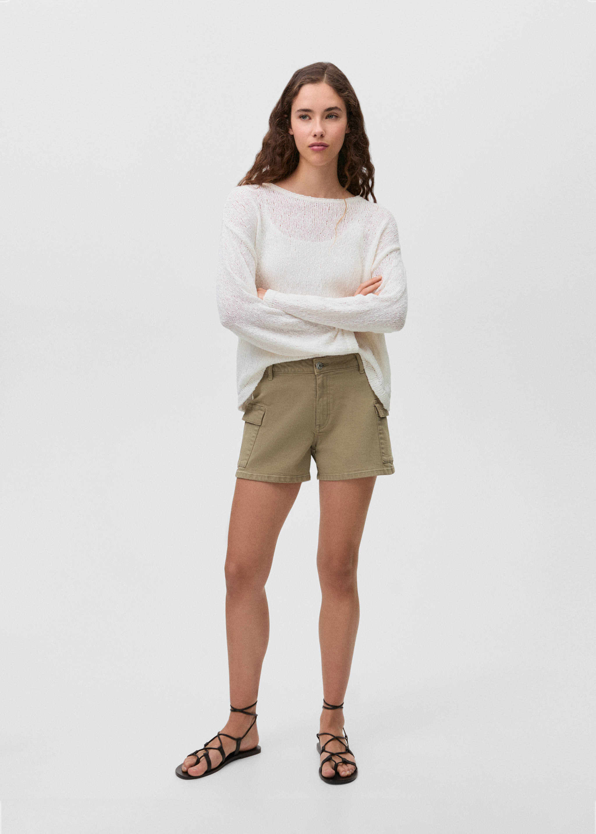 Shorts estil cargo - Pla general