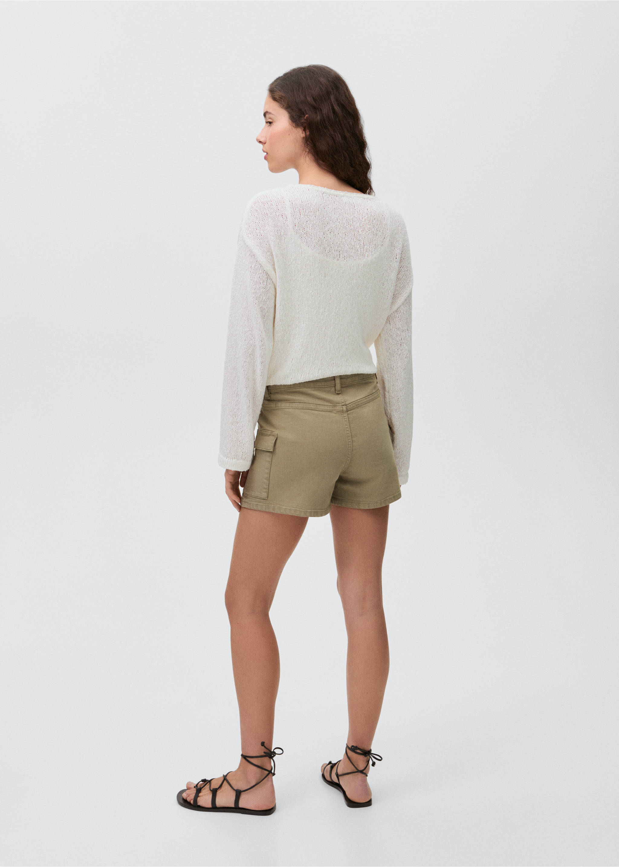 Shorts estil cargo - Revers de l'article, Caqui. Ref: 87045725-00.