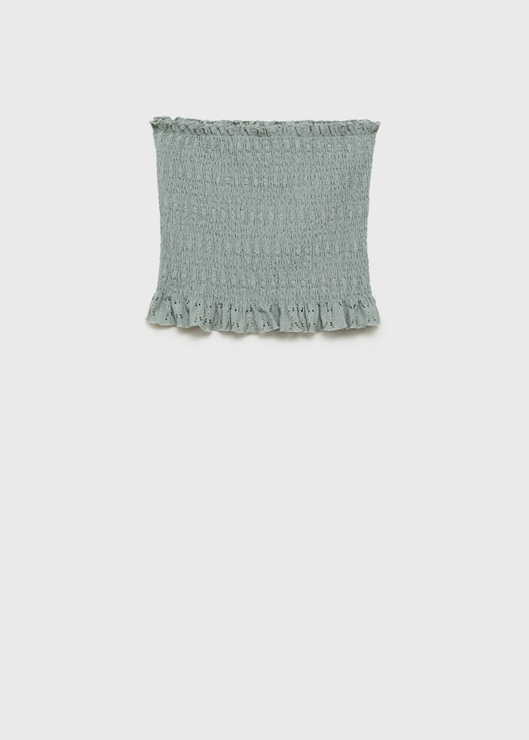 Ruched strapless top - Article without model