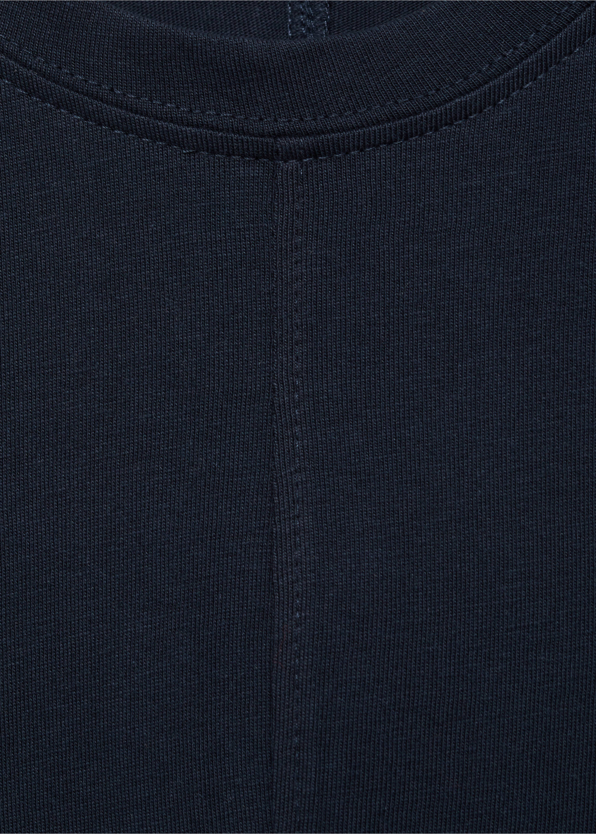 Sleeveless knitted dress - Details of the article 8, Dark Navy. Ref: 87045730-00.