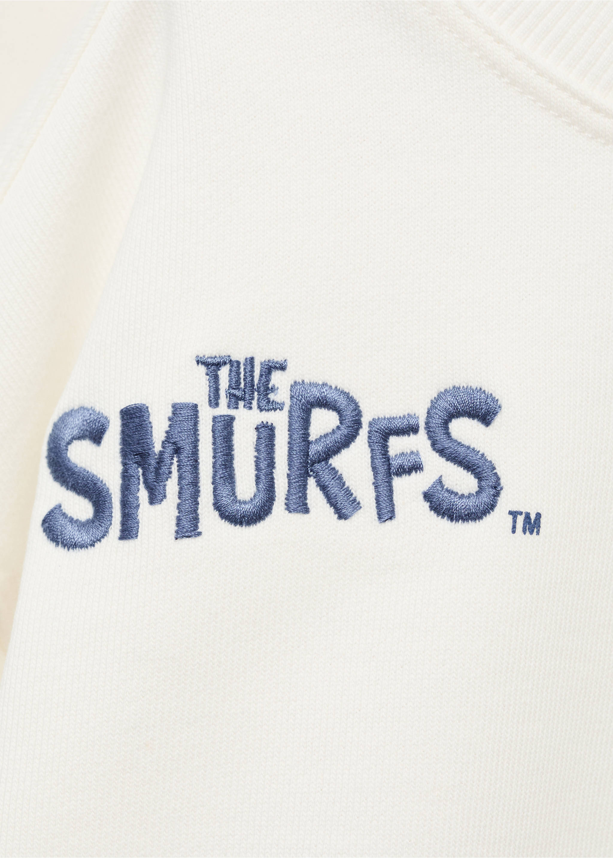 Smurfs sweatshirt - Details of the article 8, Off White. Ref: 87045732-00.