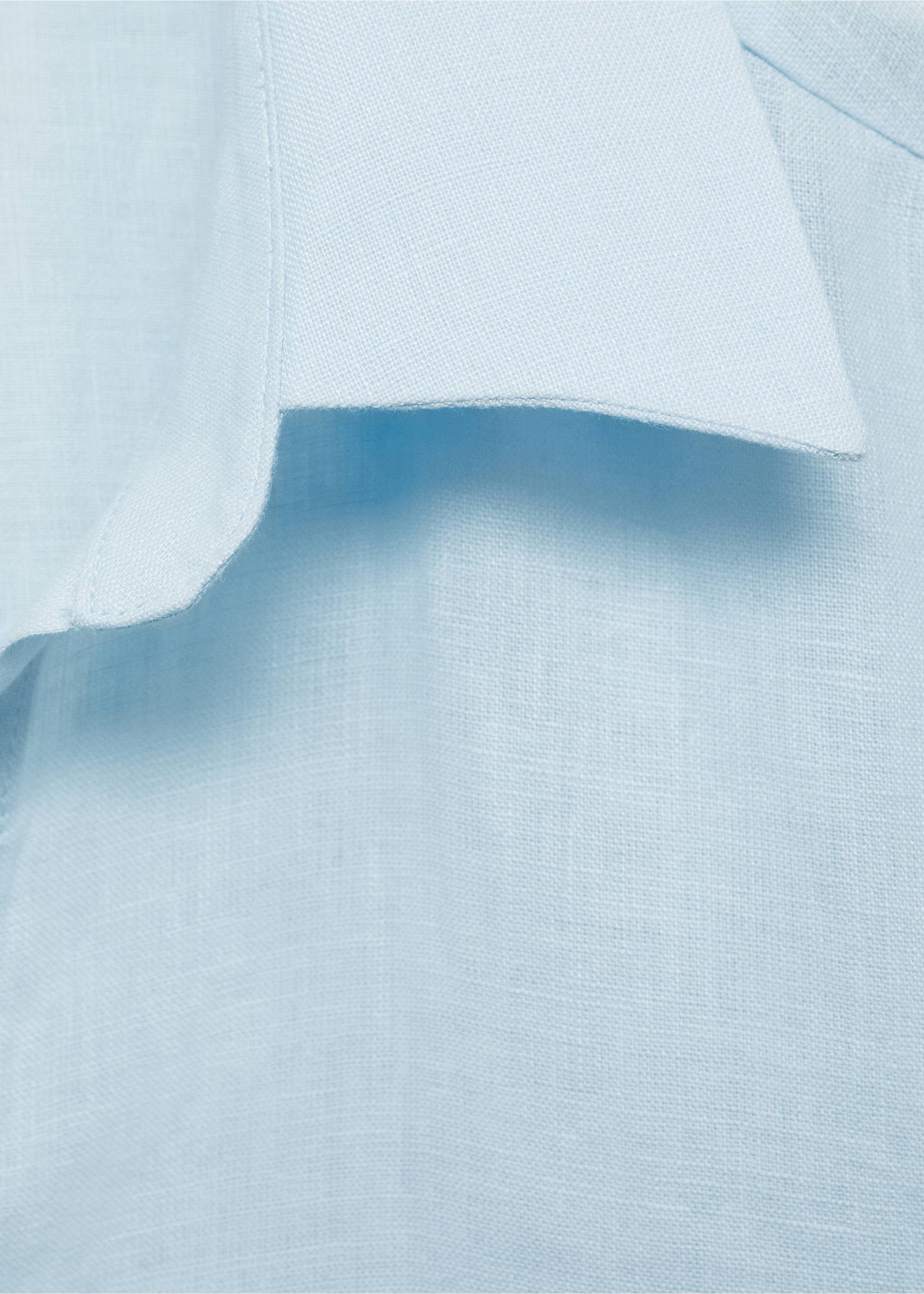 Chemise 100 % lin - Détail de l'article 0, Bleu ciel. Ref: 87045735-00.