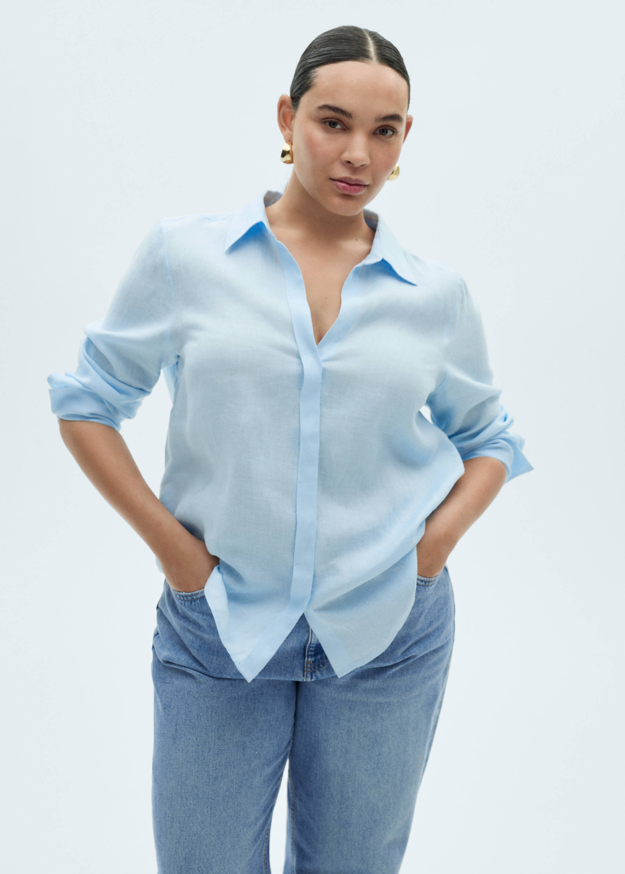 Chemise 100 % lin - Détail de l'article 5