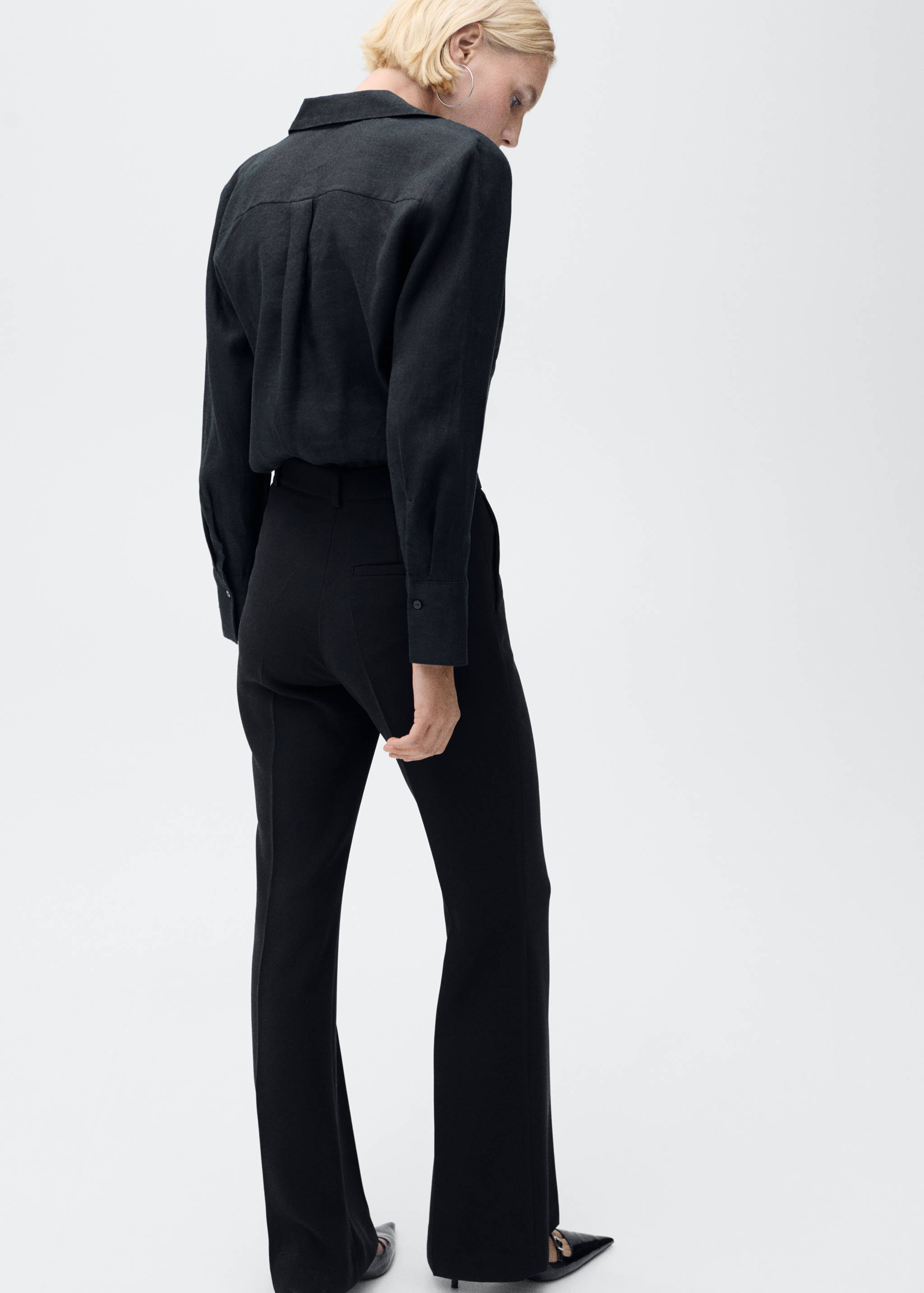 Chemise 100 % lin - Verso de l’article