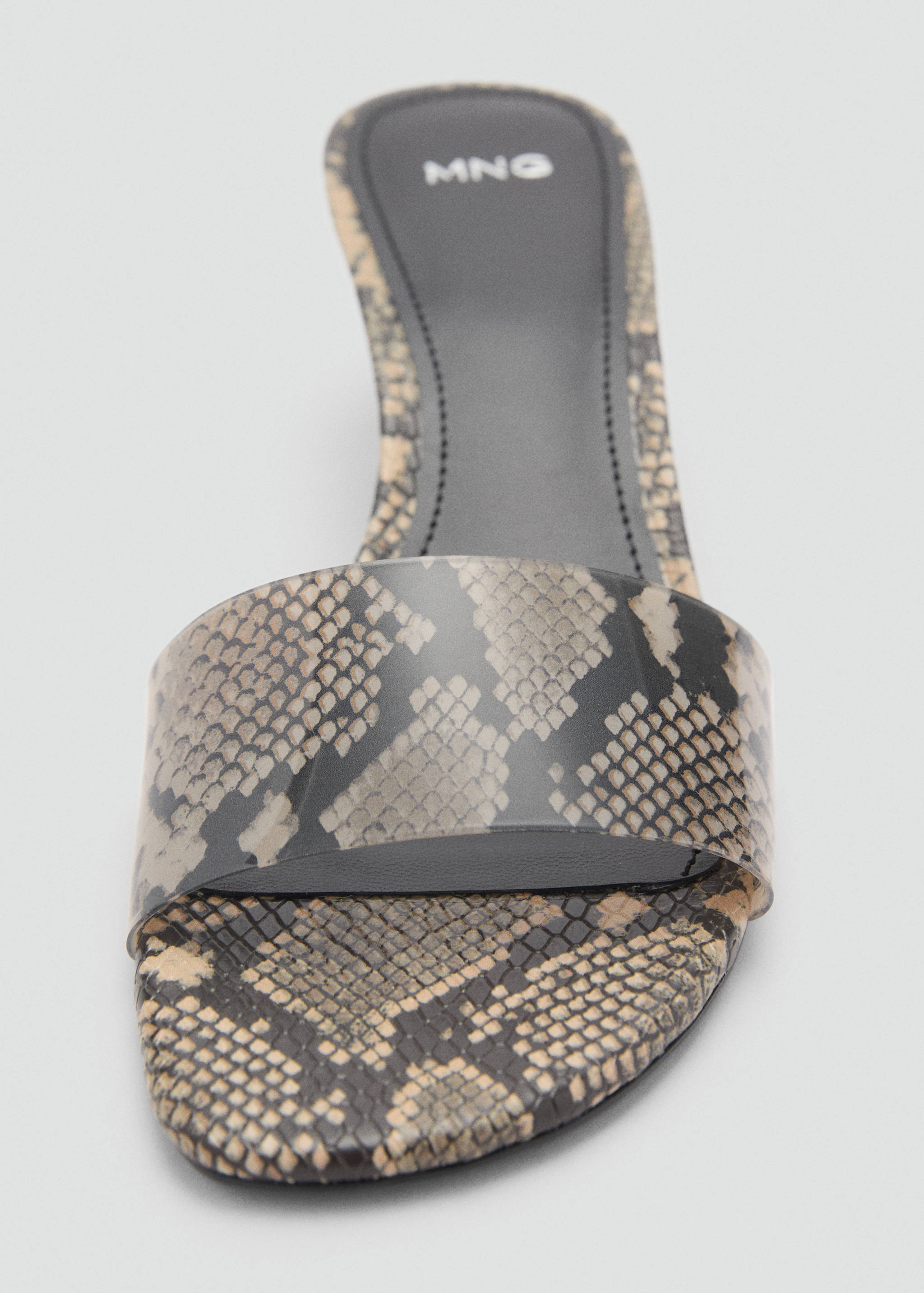 Sandale cu barete animal print - Detaliu al articolului 2