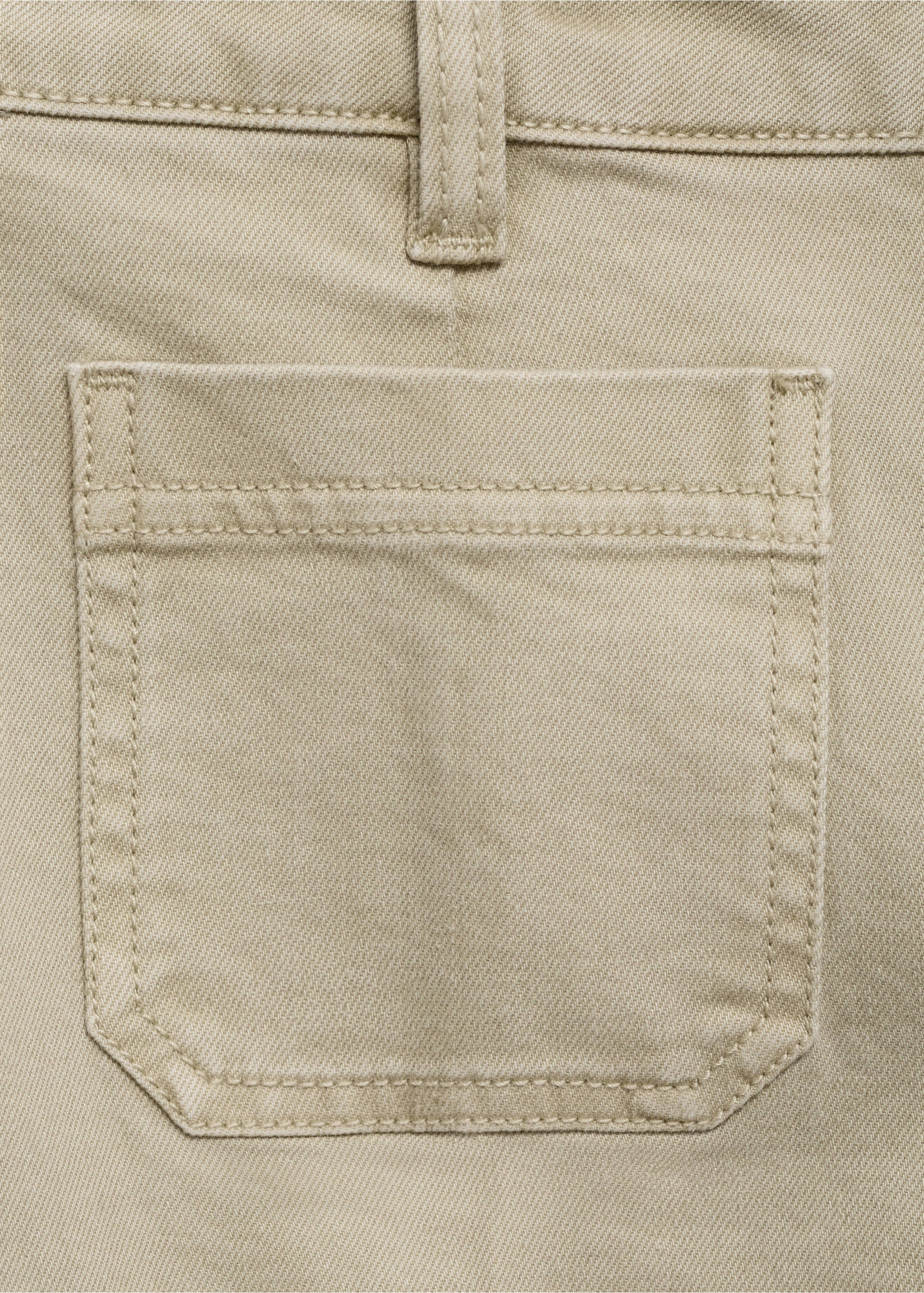 Jeans flare crop bolsillos - Detalle del artículo 0, Verde pastel. Ref: 87045744-00.