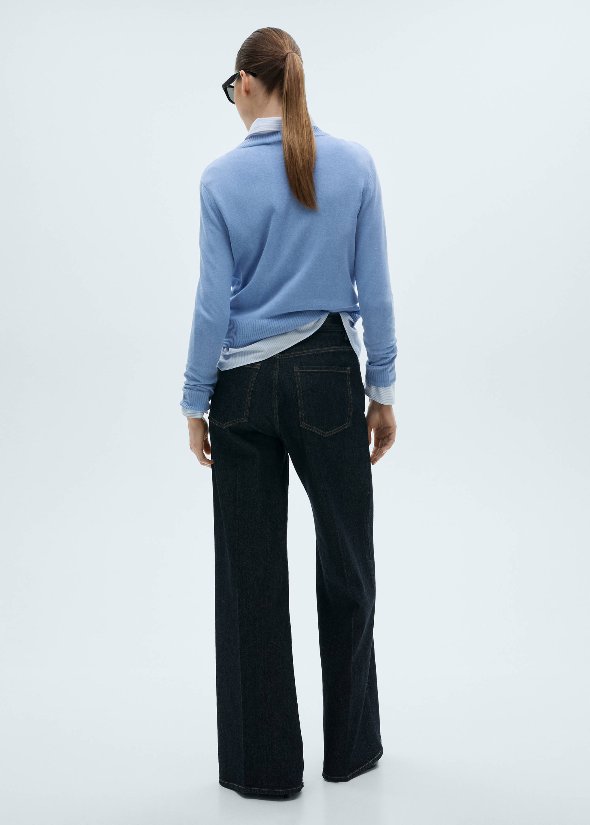 Jersey punto mezcla lino - Reverso del artículo