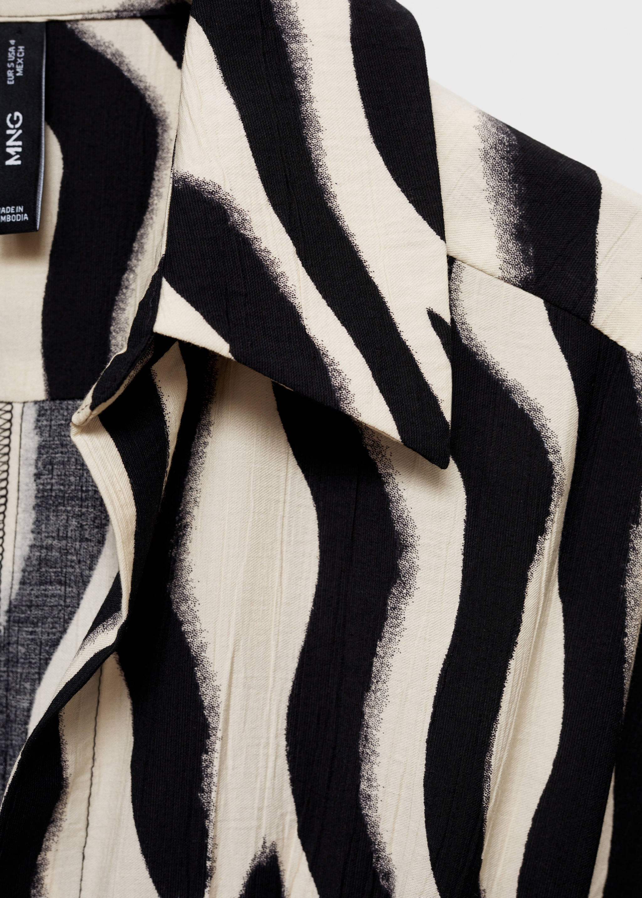 Robe chemise zèbre - Détail de l'article 8