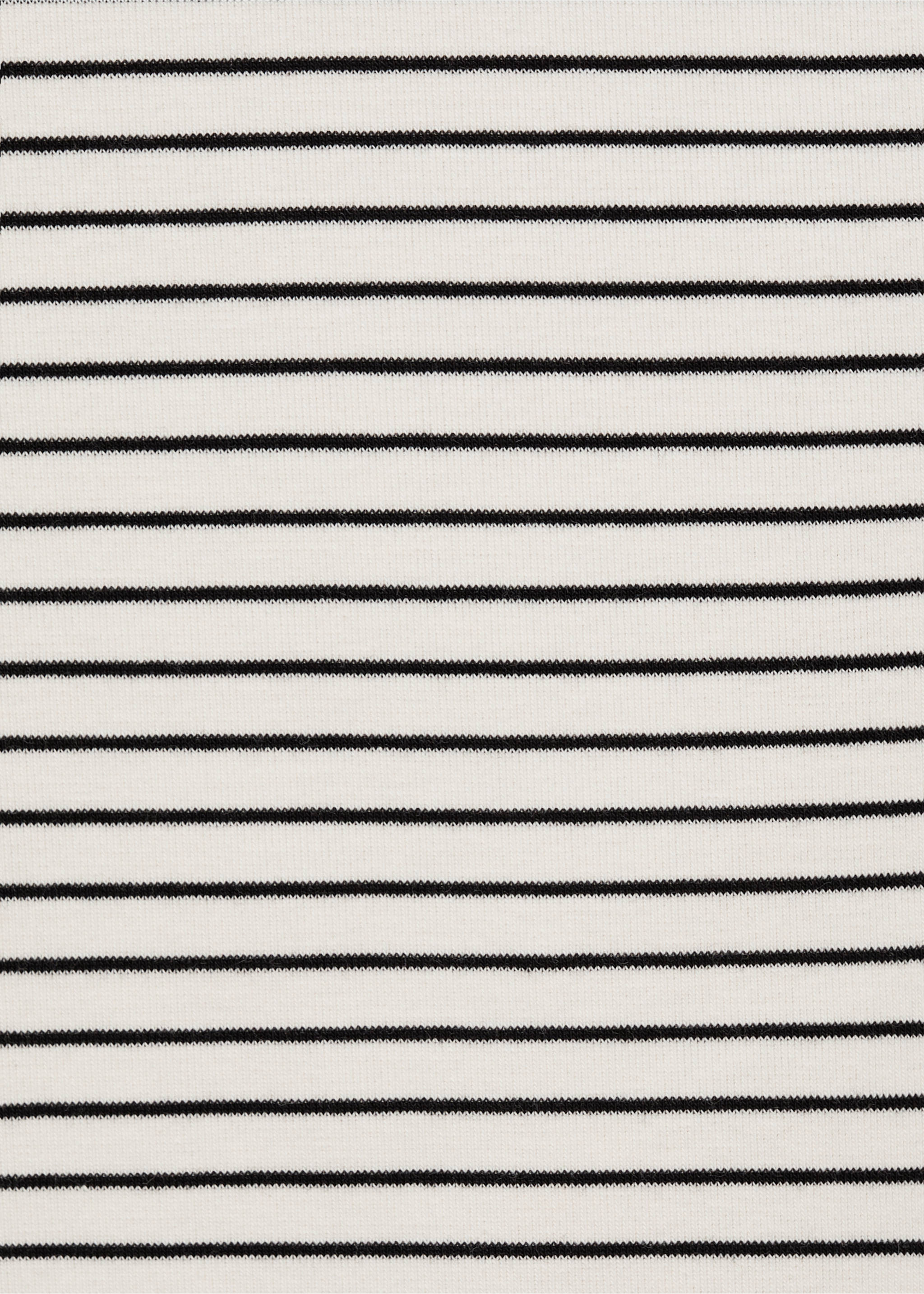 Cotton t-shirt with contrasting trim - Details of the article 0, Off White. Ref: 87045749-00.