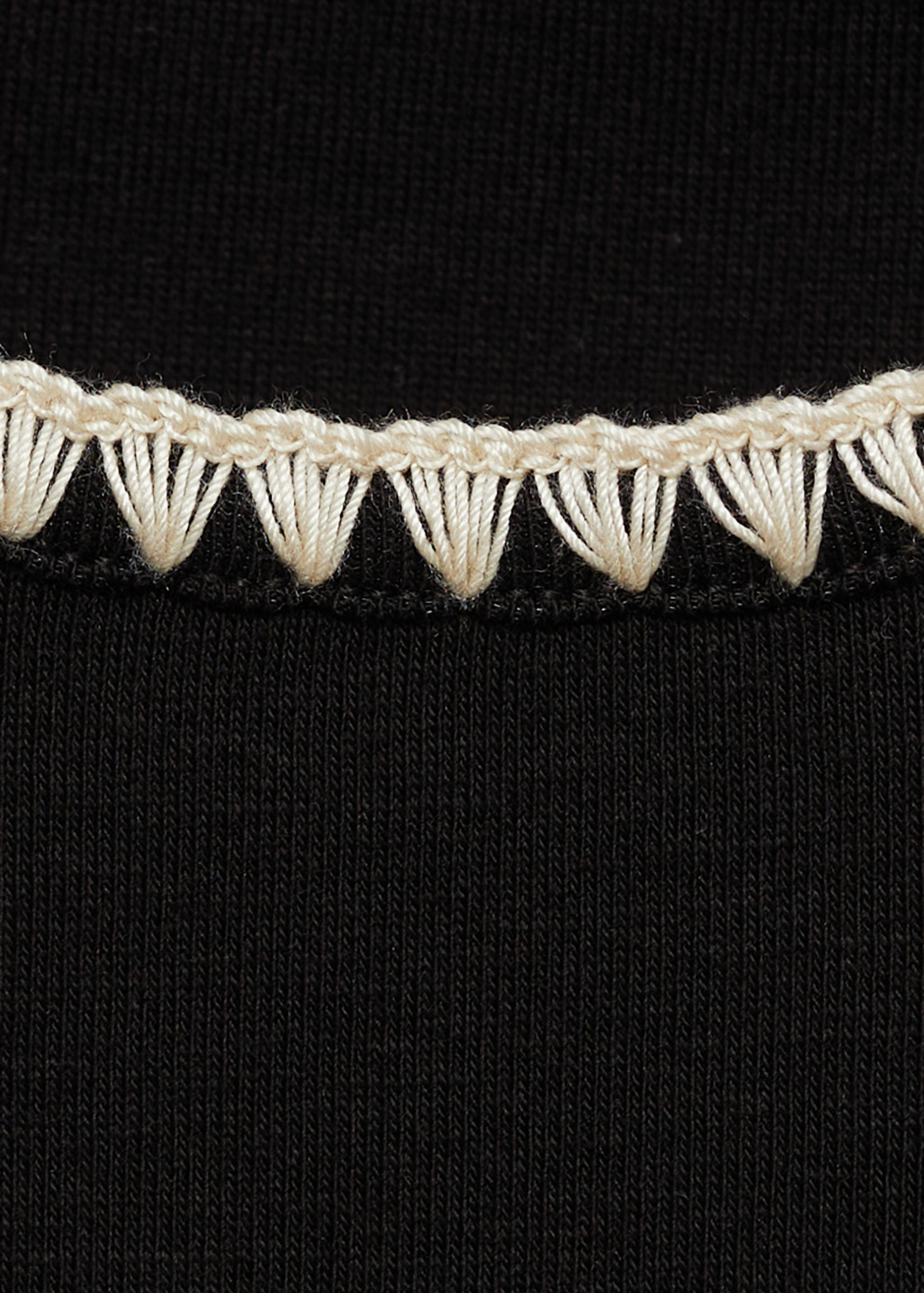 Cotton t-shirt with contrasting trim - Details of the article 8