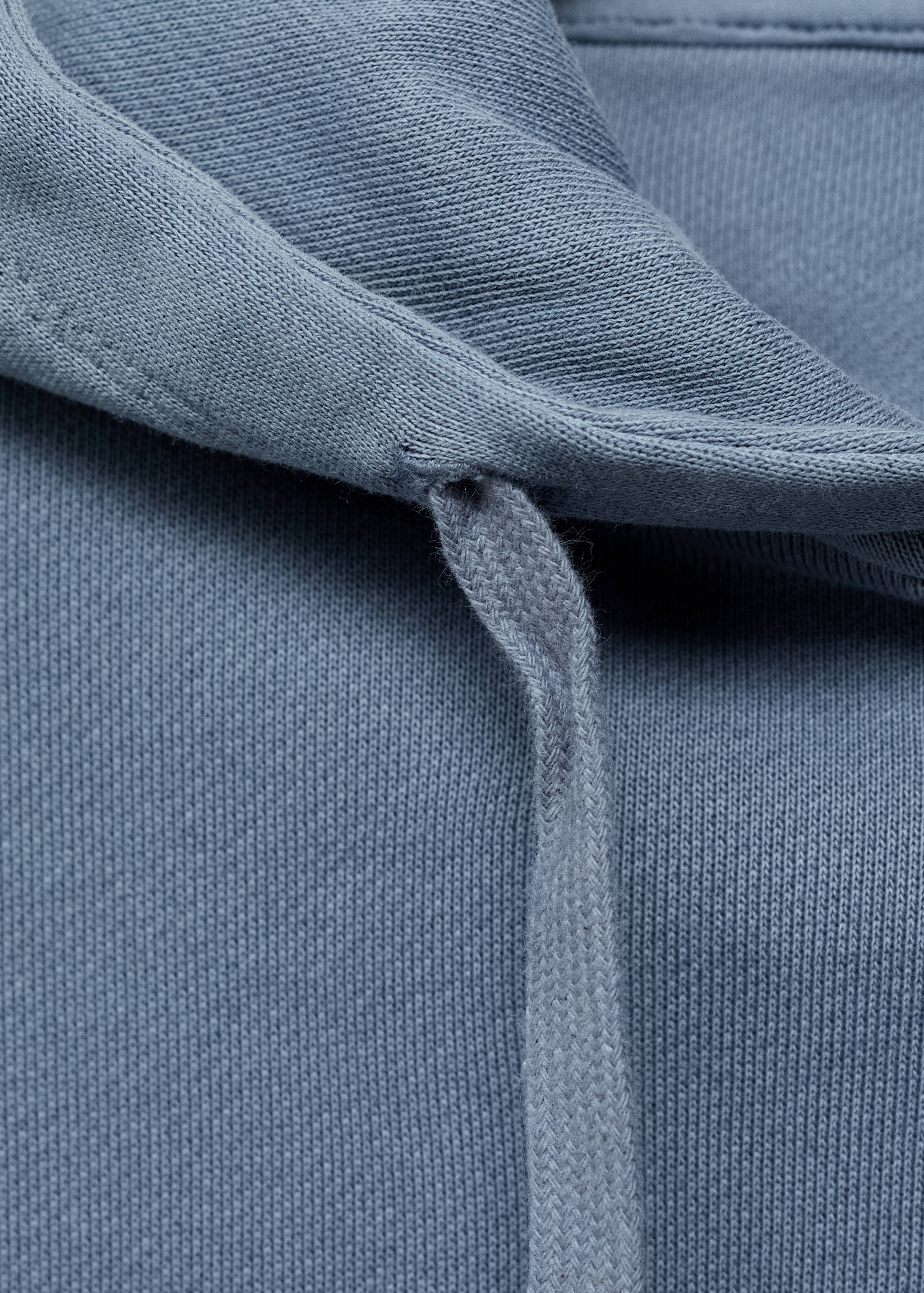 Baumwoll-Sweatshirt mit Tasche - Detail des Artikels 8
