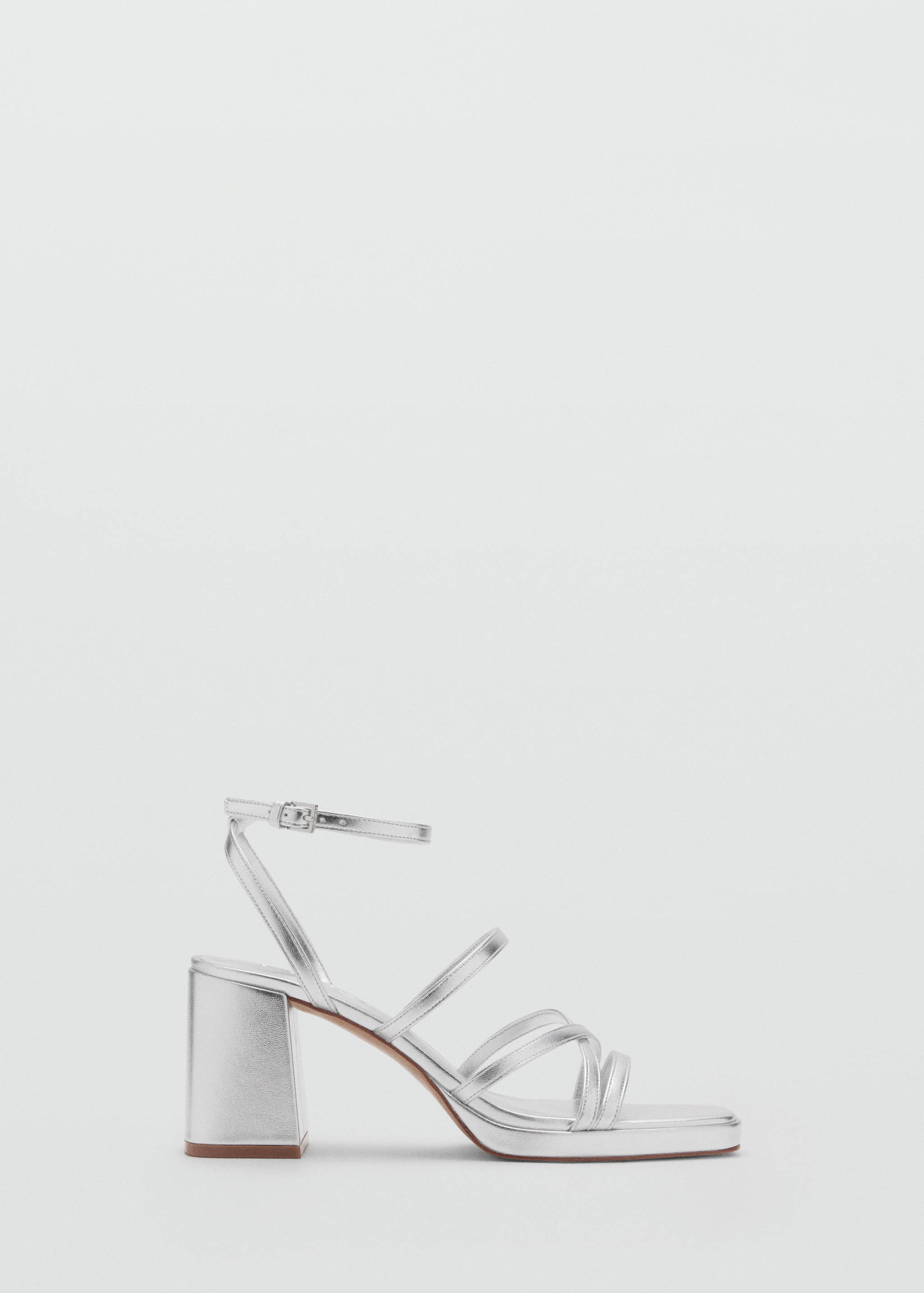 Sandalia tacón tiras metalizadas - Artículo sin modelo