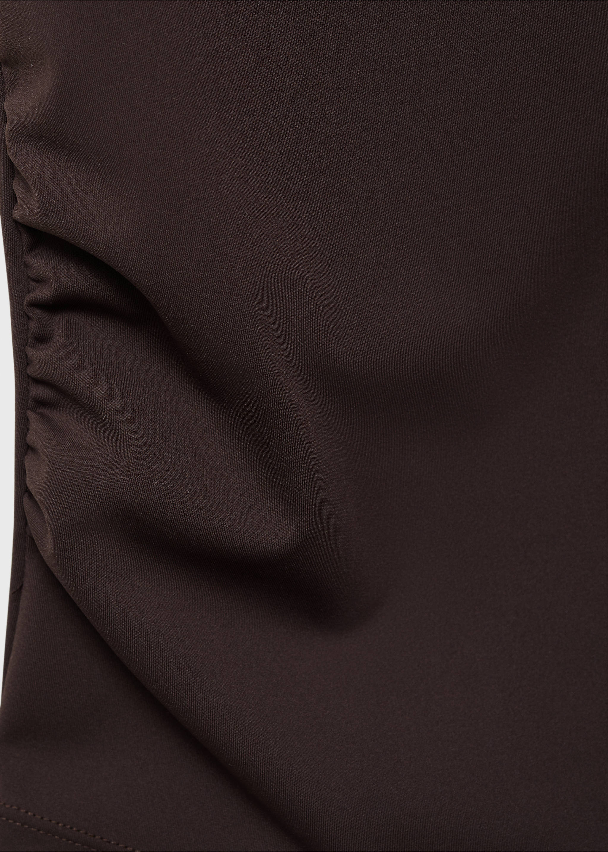 Ruched maternity top - Details of the article 8, Chocolate. Ref: 87045759-00.