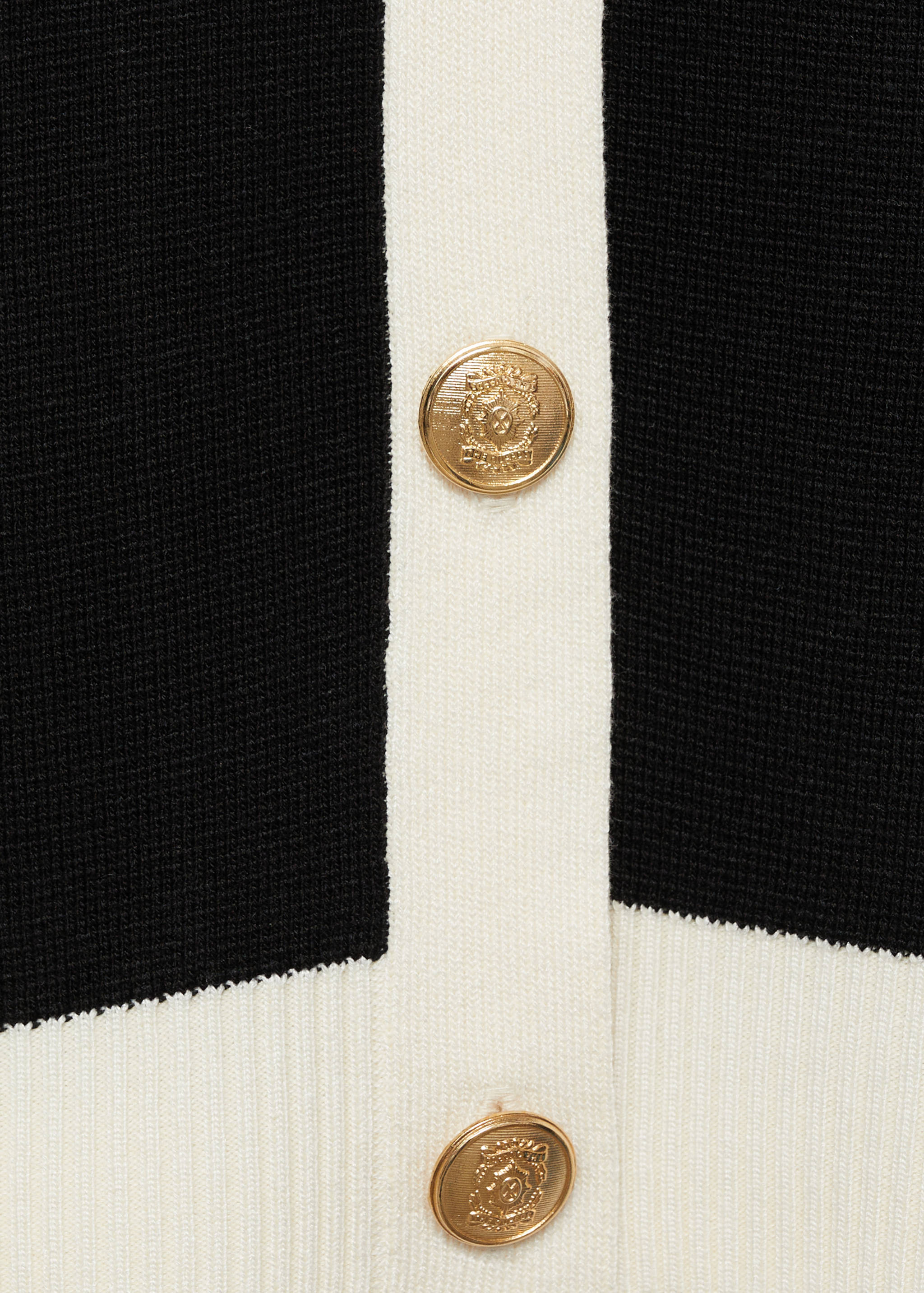 Gilet maille liserés contrastants - Détail de l'article 0