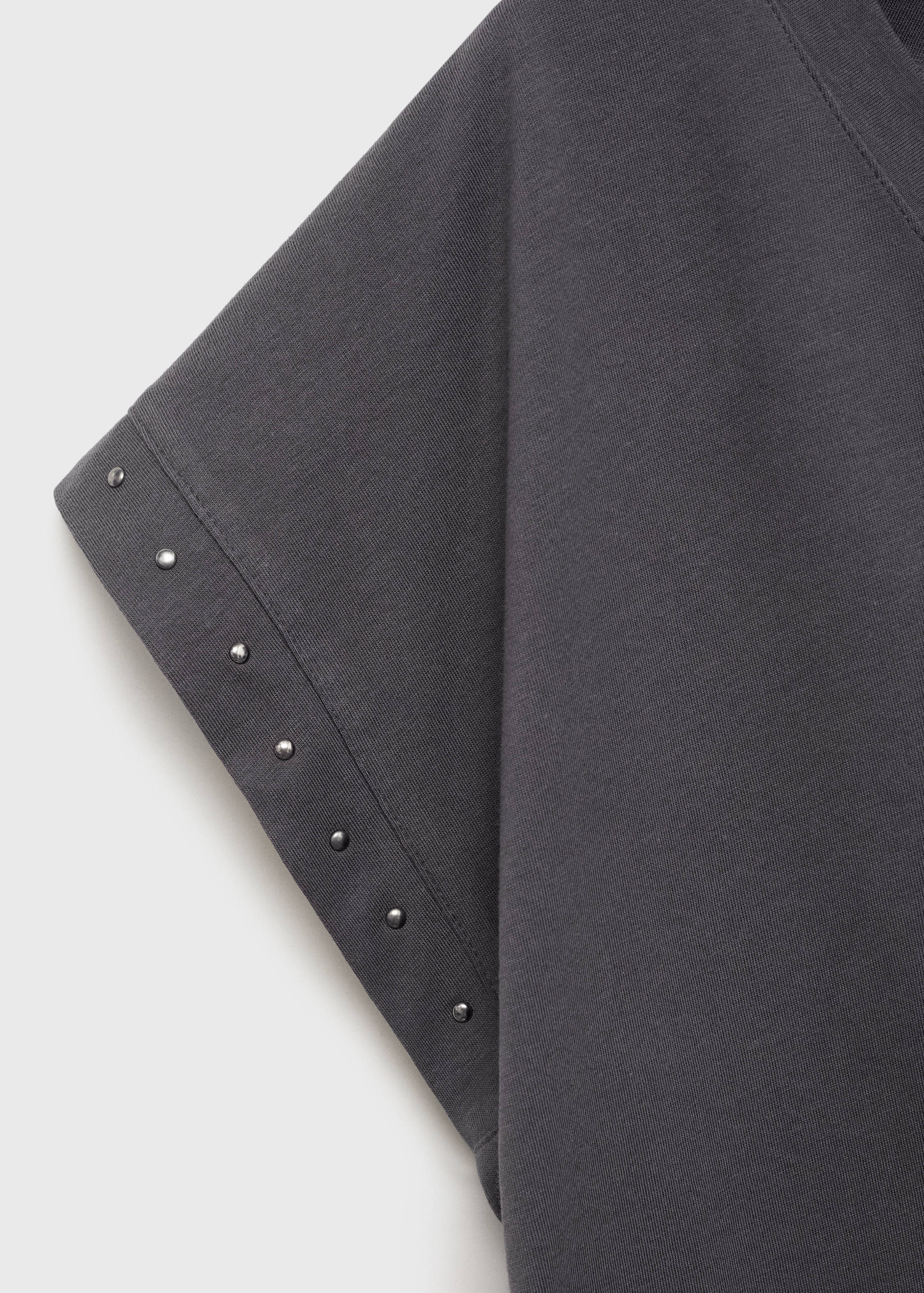 Studded V-neck t-shirt - Details of the article 0