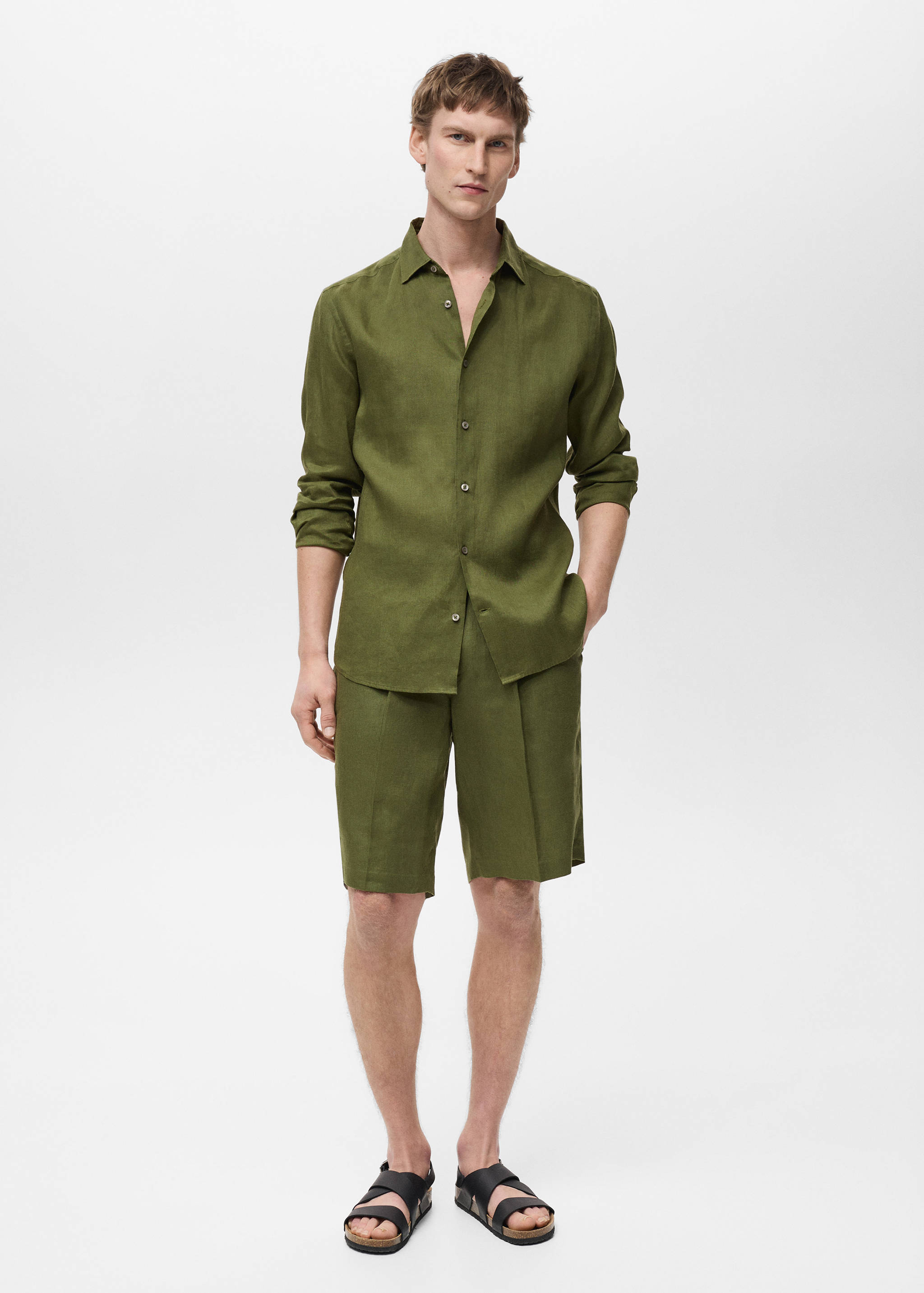 Bermudes 100% lli pinces - Pla general