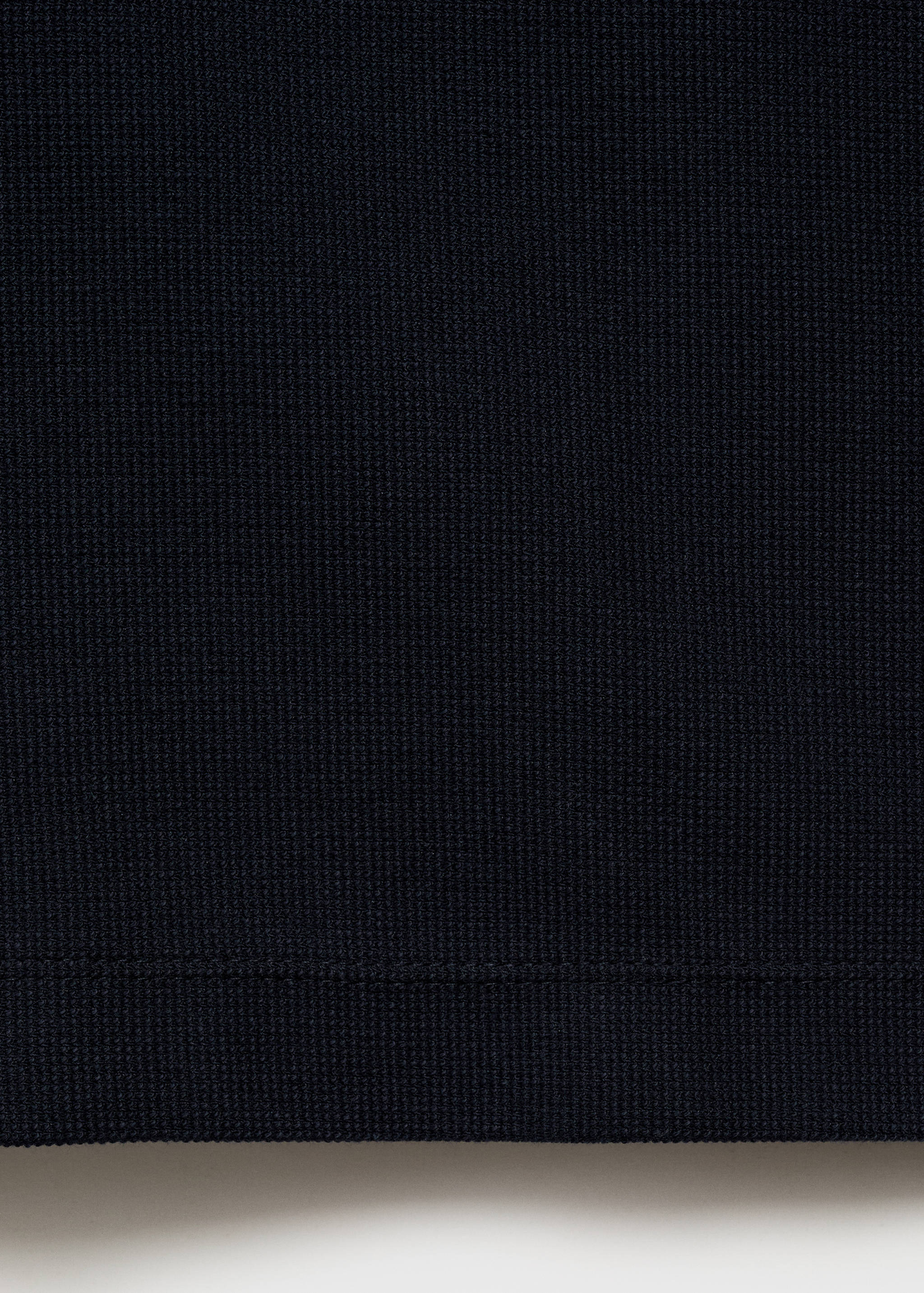 Structured knitted shirt - Details of the article 0