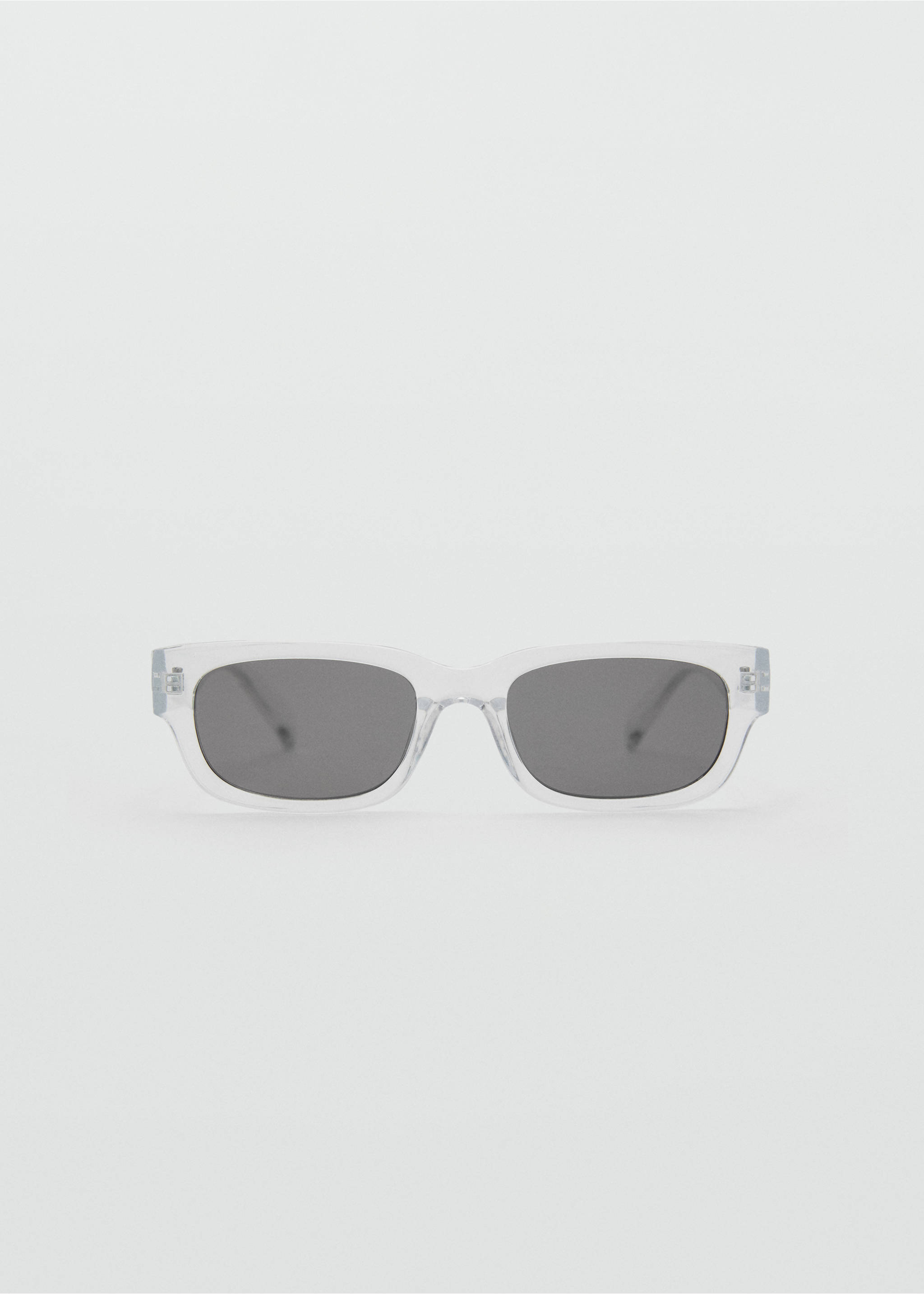 Rectangular-frame sunglasses - Article without model, Ice Grey. Ref: 87045929-00.