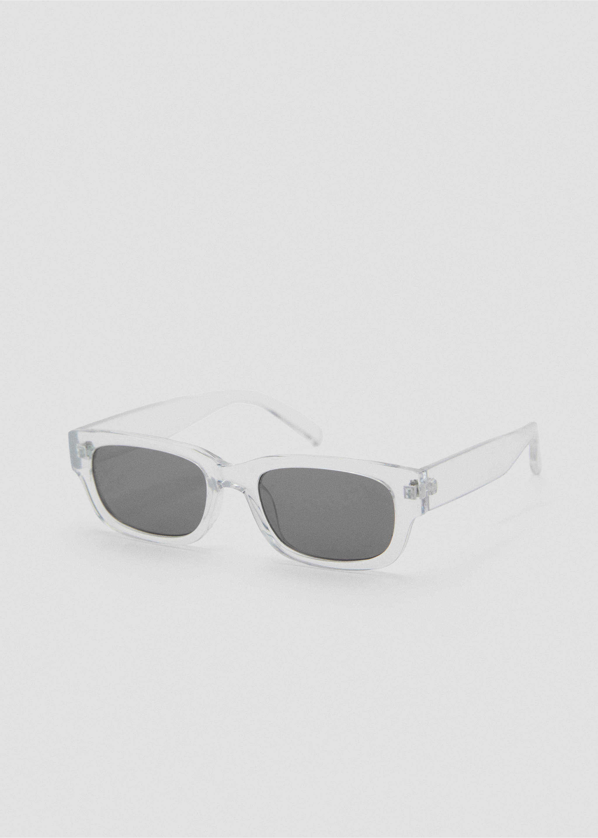 Rectangular-frame sunglasses - Medium plane, Ice Grey. Ref: 87045929-00.