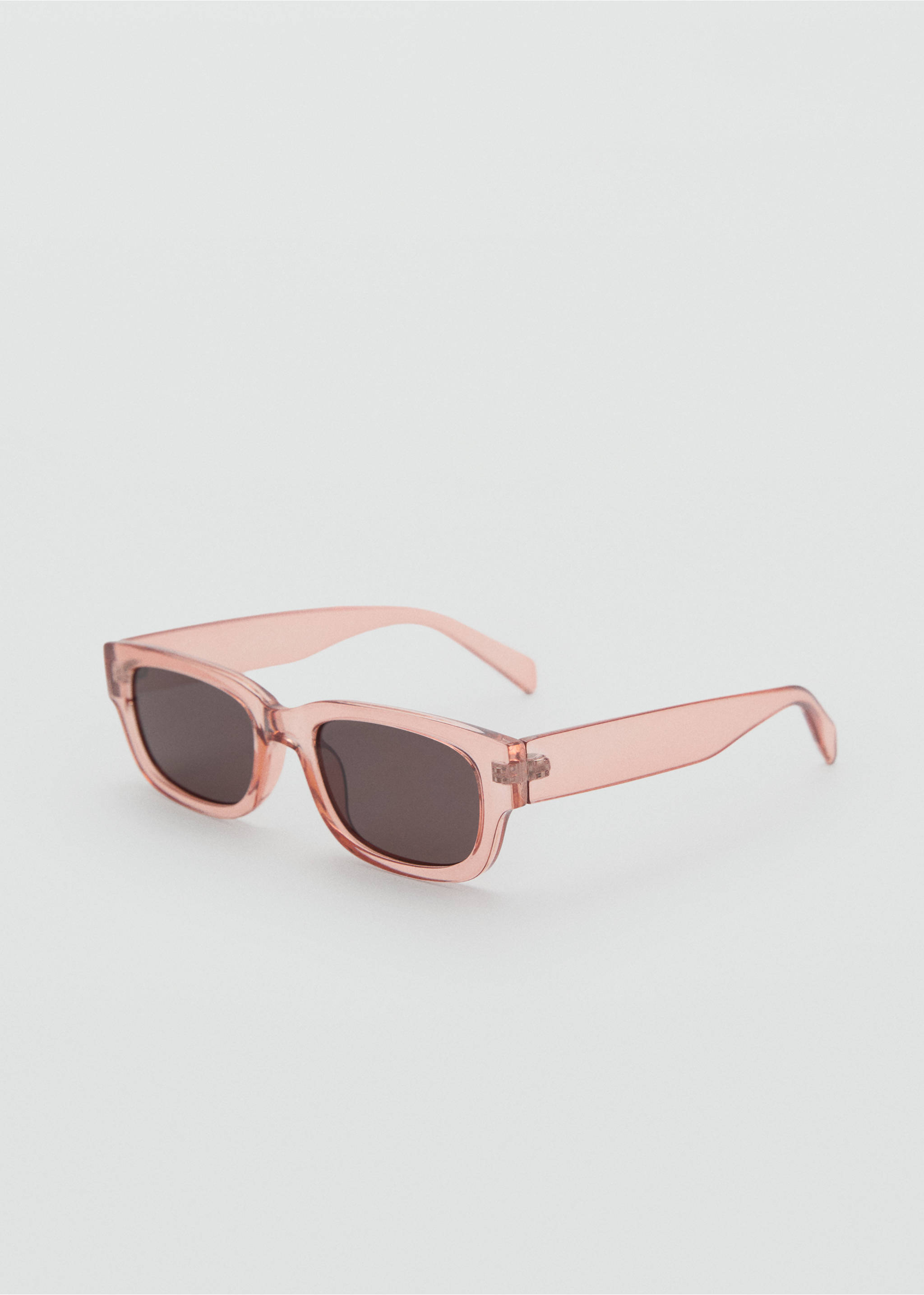 Rectangular-frame sunglasses - Medium plane, Peach. Ref: 87045929-00.