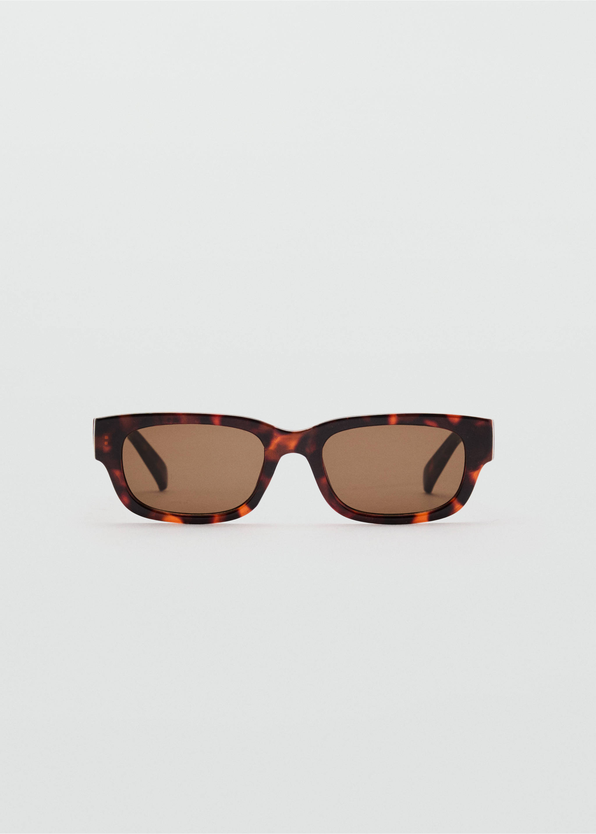 Lunettes de soleil monture rectangulaire - Article sans modèle, Chocolat. Ref: 87045929-00.