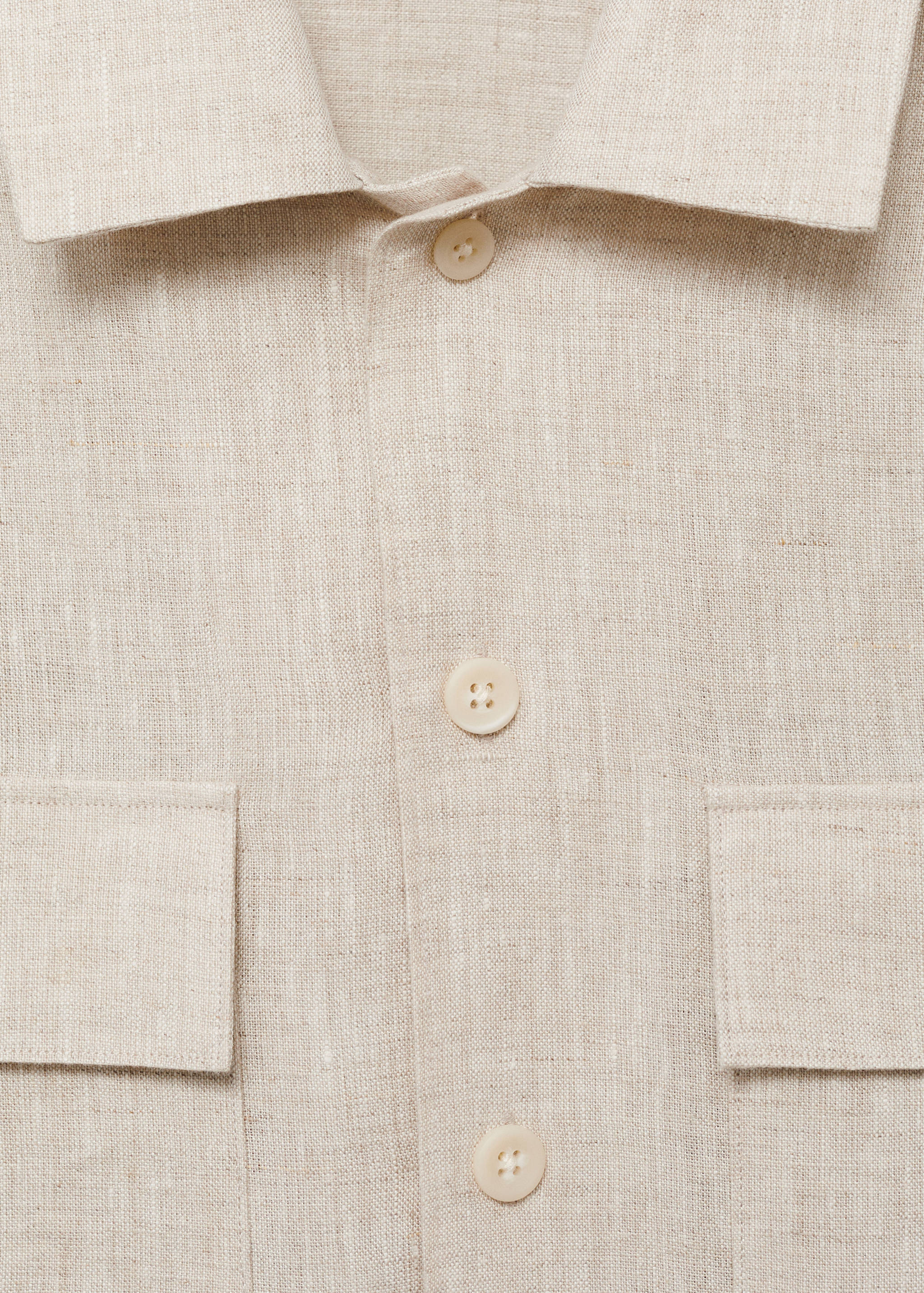 Surchemise 100 % lin poches - Détail de l'article 8