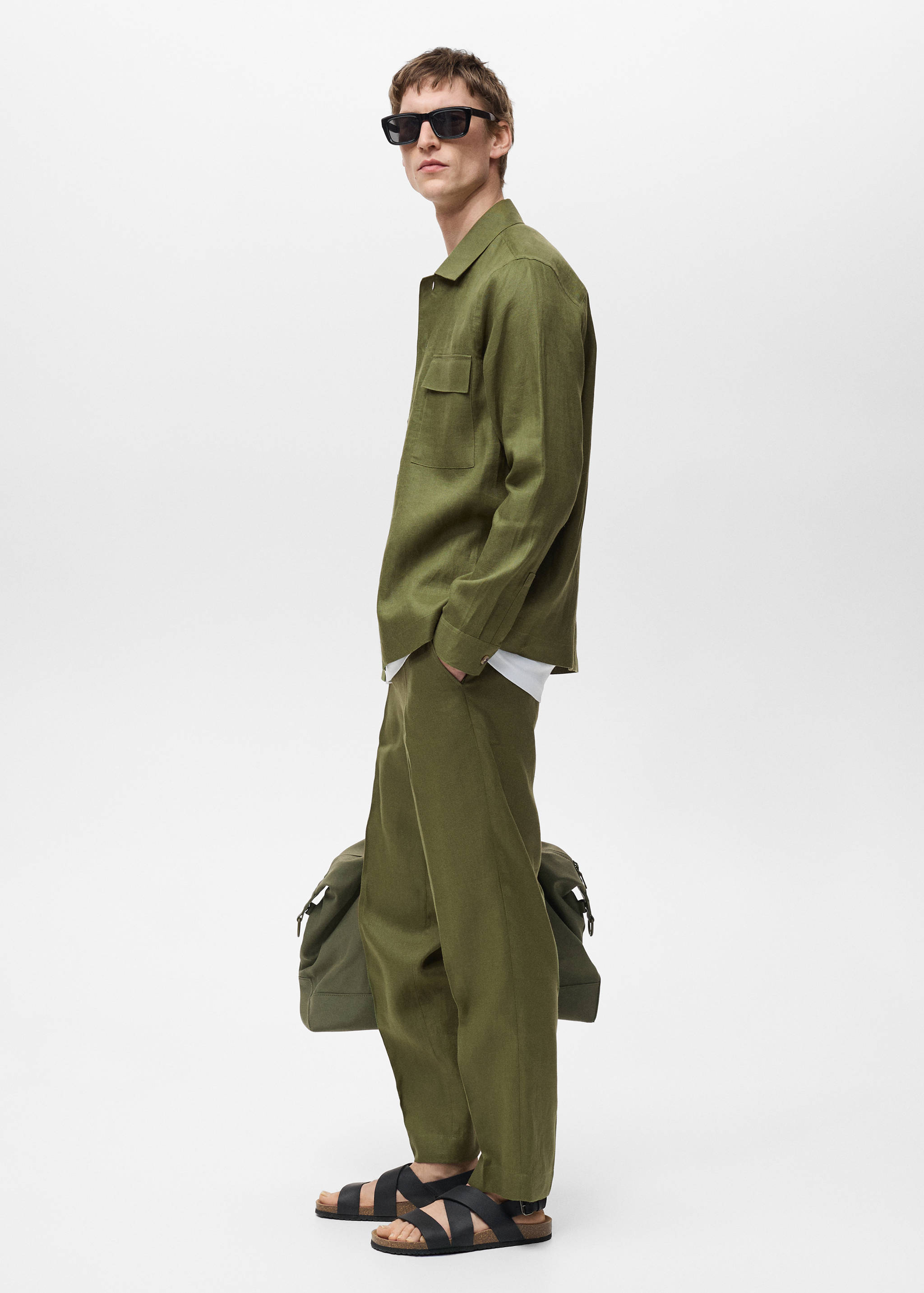 Surchemise 100 % lin poches - Détail de l'article 2