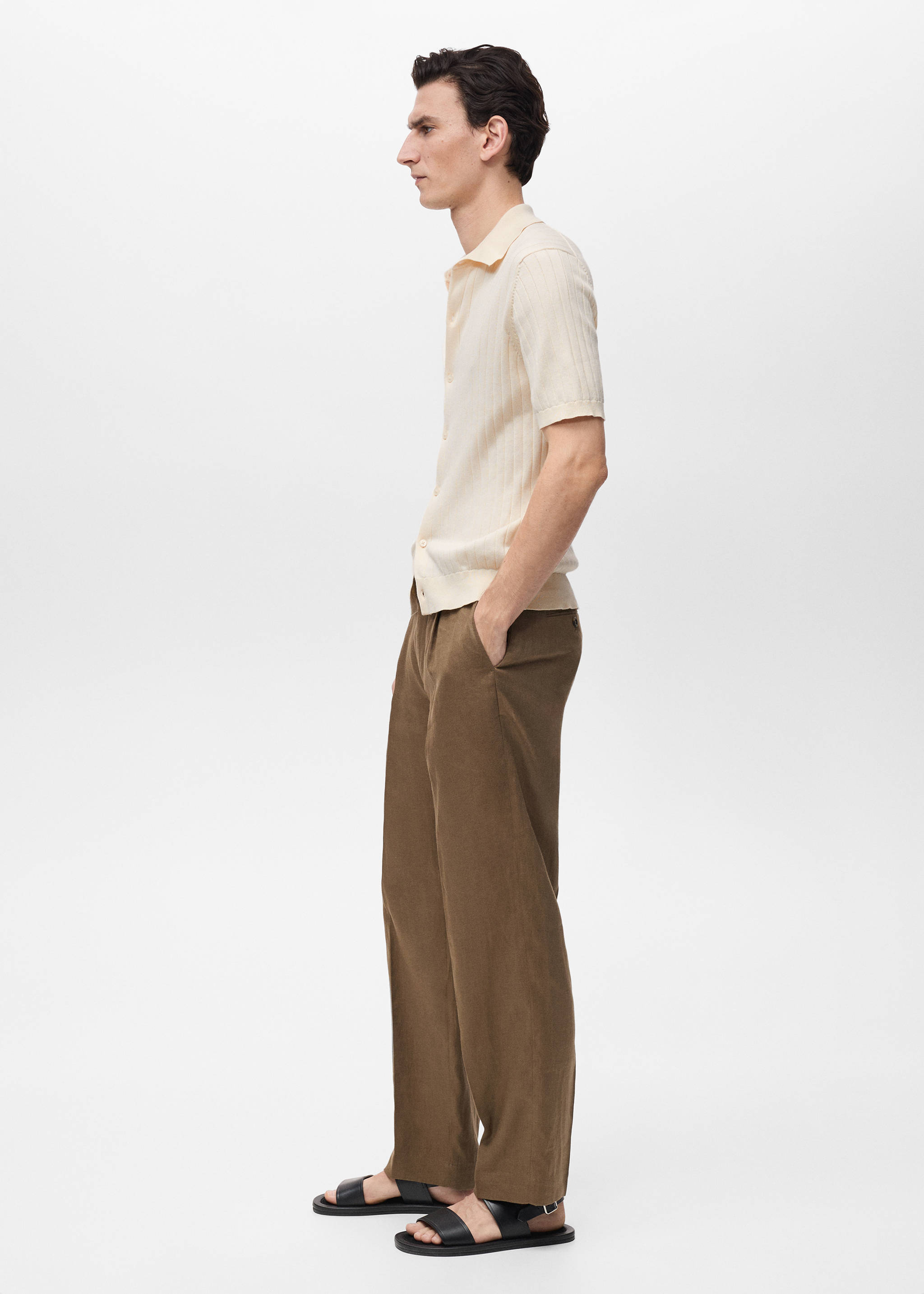 Camisa punto fino canalé - Detalle del artículo 2