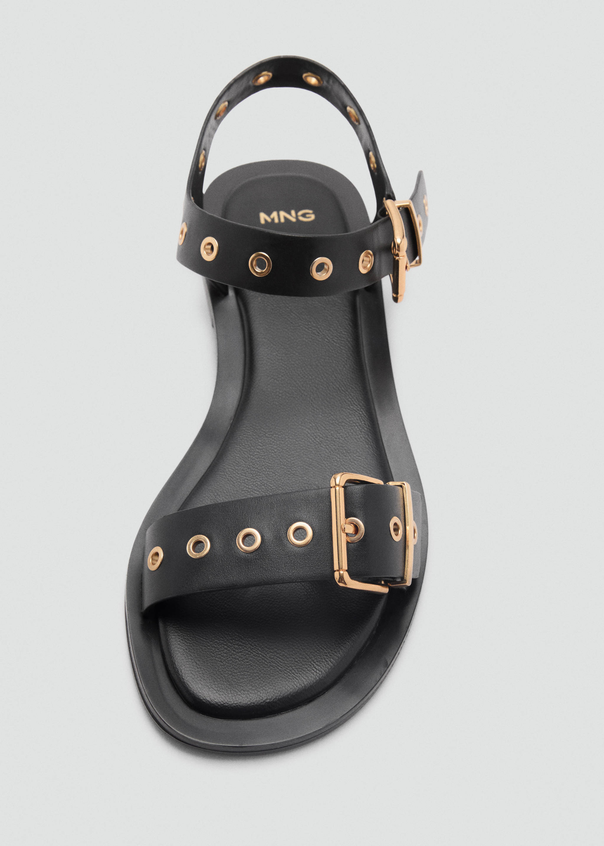 Sandal med spänne och eyelets-detaljer - Detaljer om artikeln 2