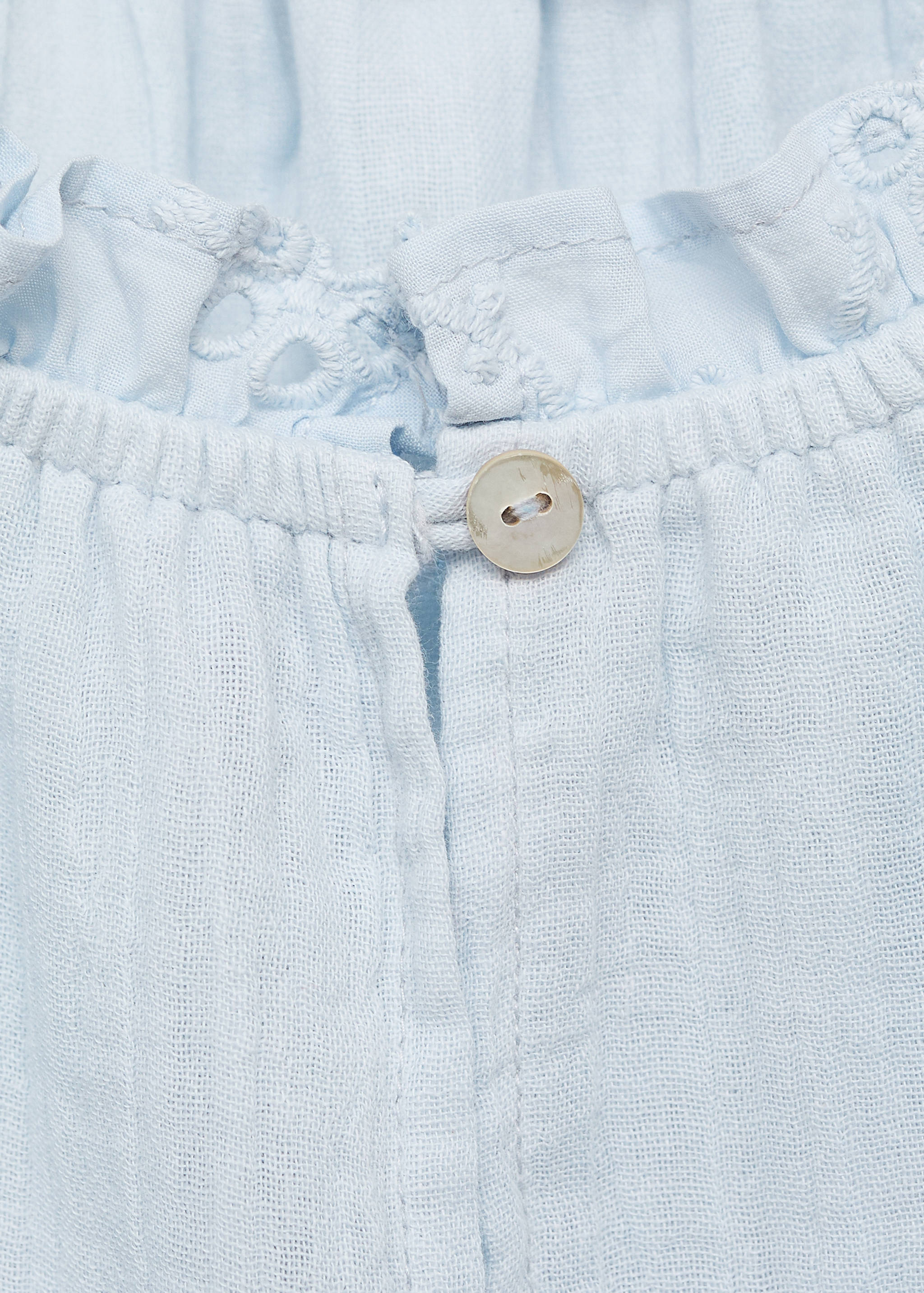 Frills embroidered dress - Details of the article 8