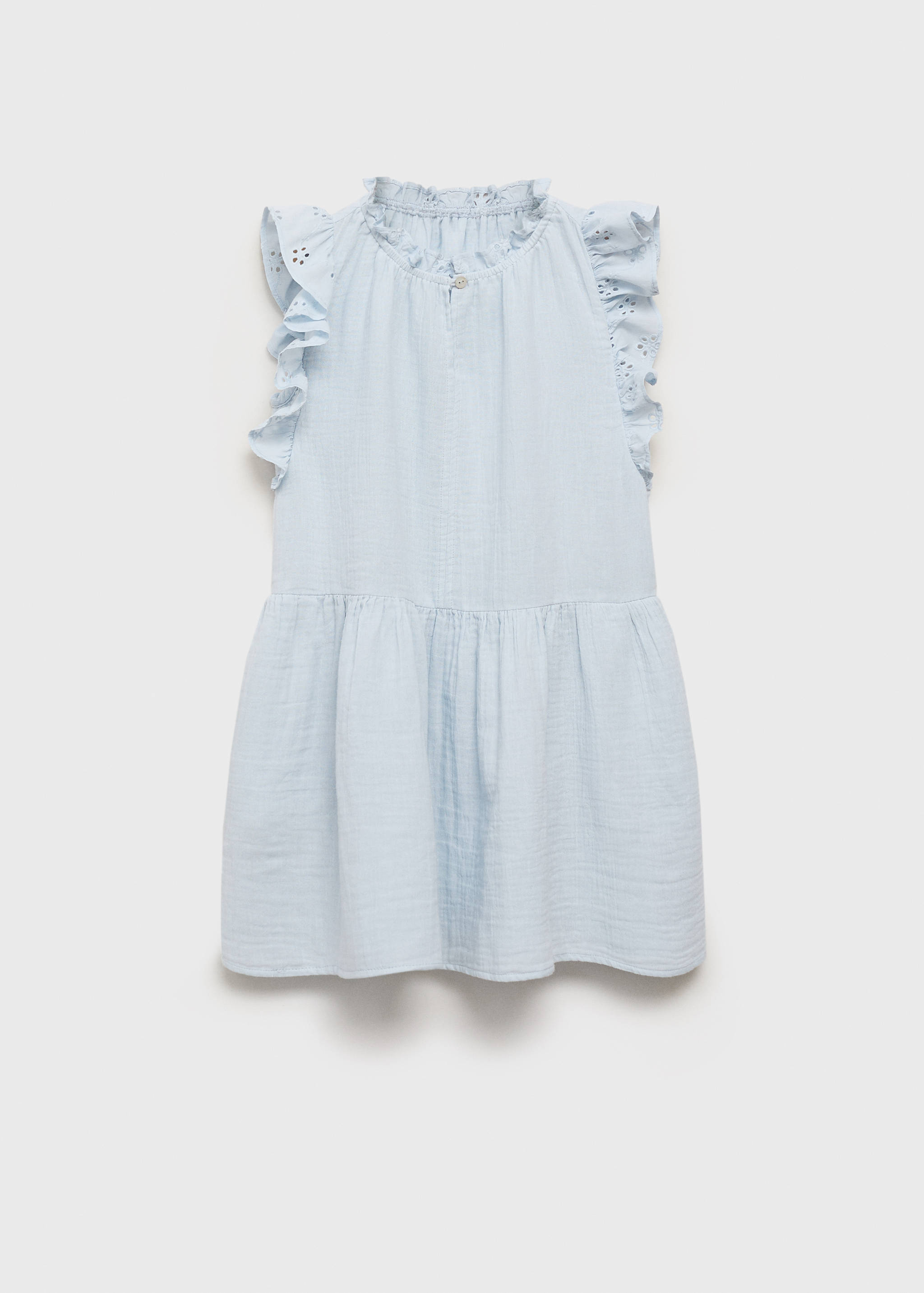 Frills embroidered dress - Article without model