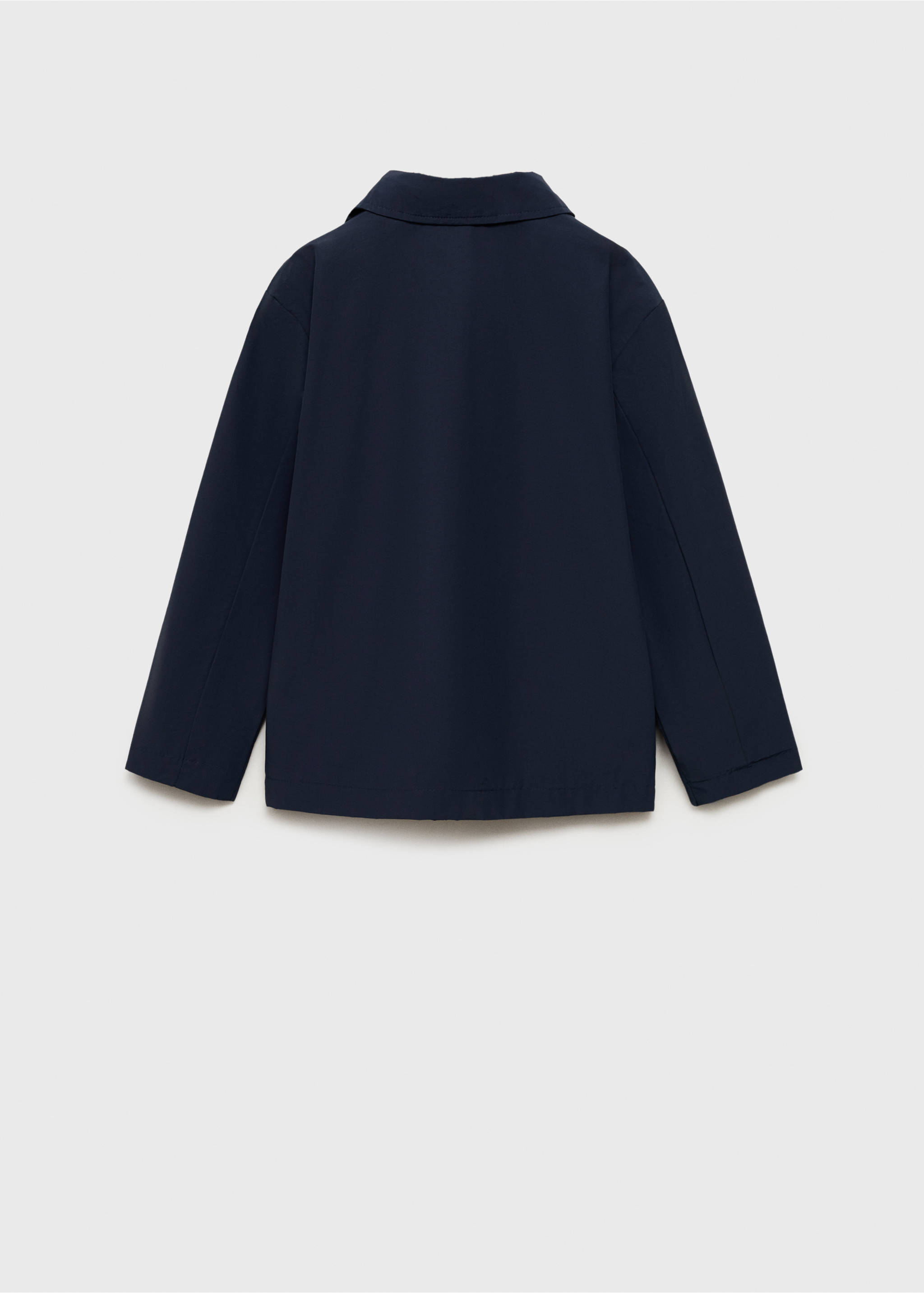 Parka aus Baumwolle - Rückseite des Artikels, Dunkles Marineblau. Ref: 87045941-00.