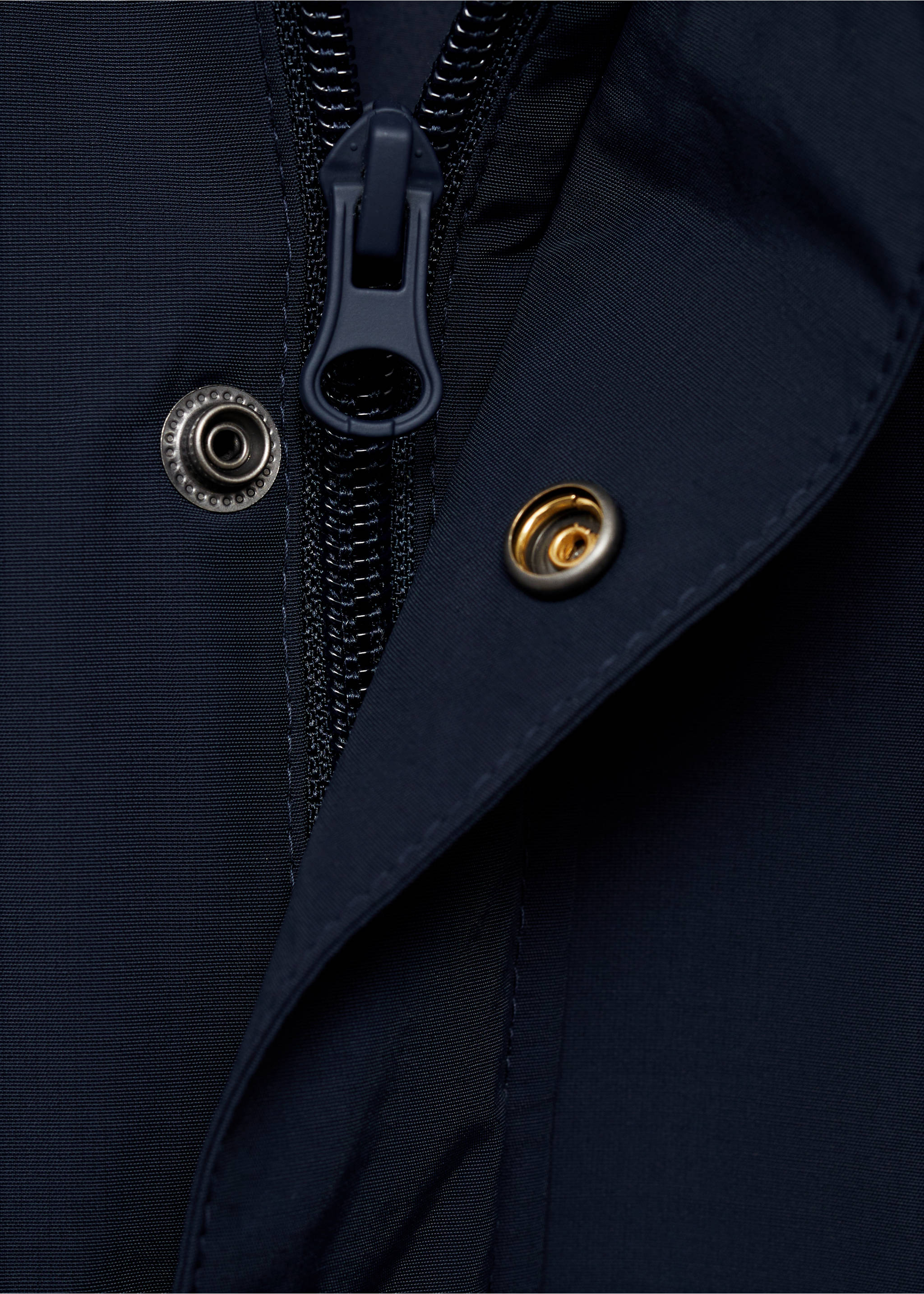 Parka aus Baumwolle - Detail des Artikels 8, Dunkles Marineblau. Ref: 87045941-00.